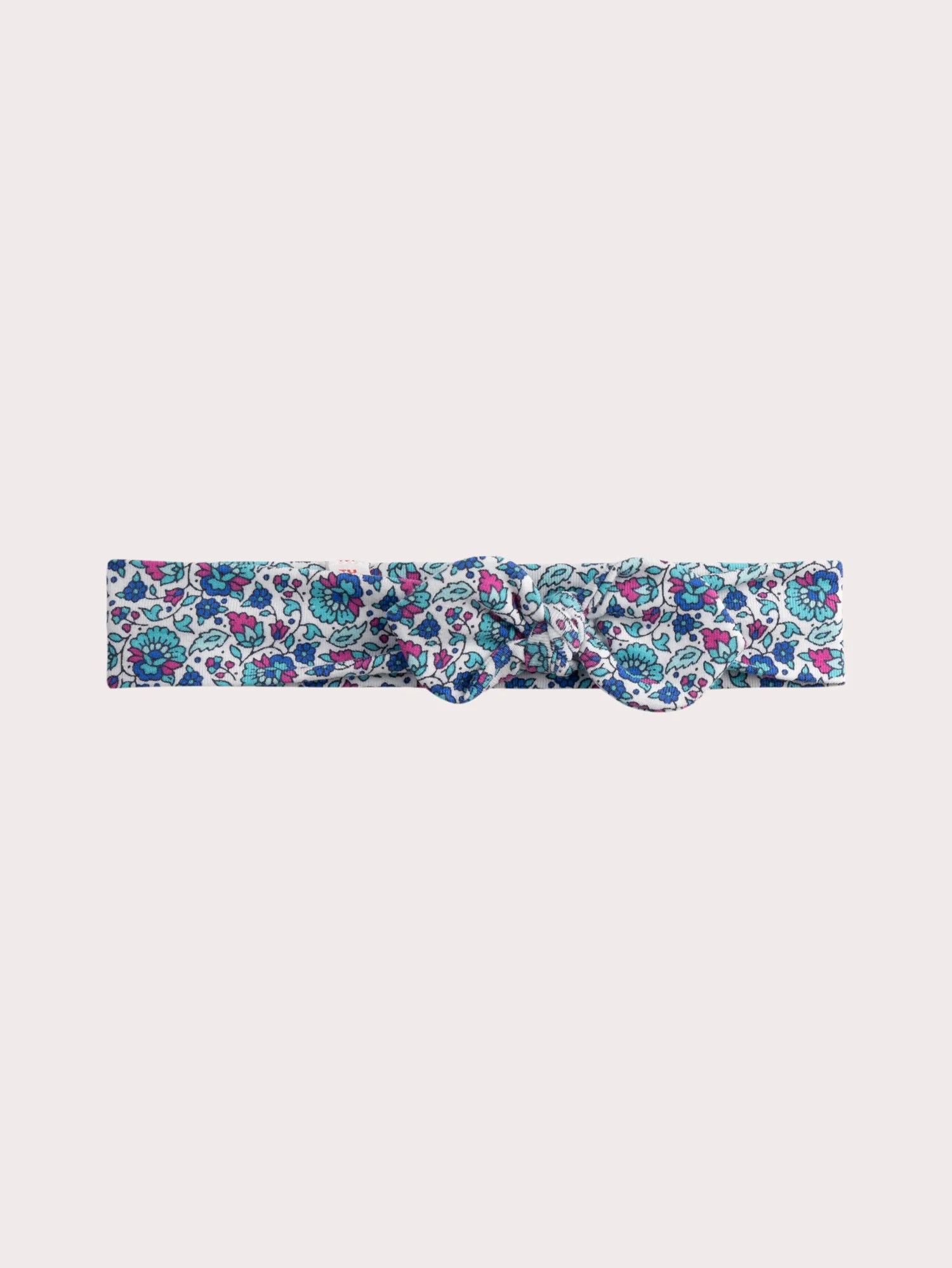Bandeau blanc cassé à imprimé fleuri bébé fille