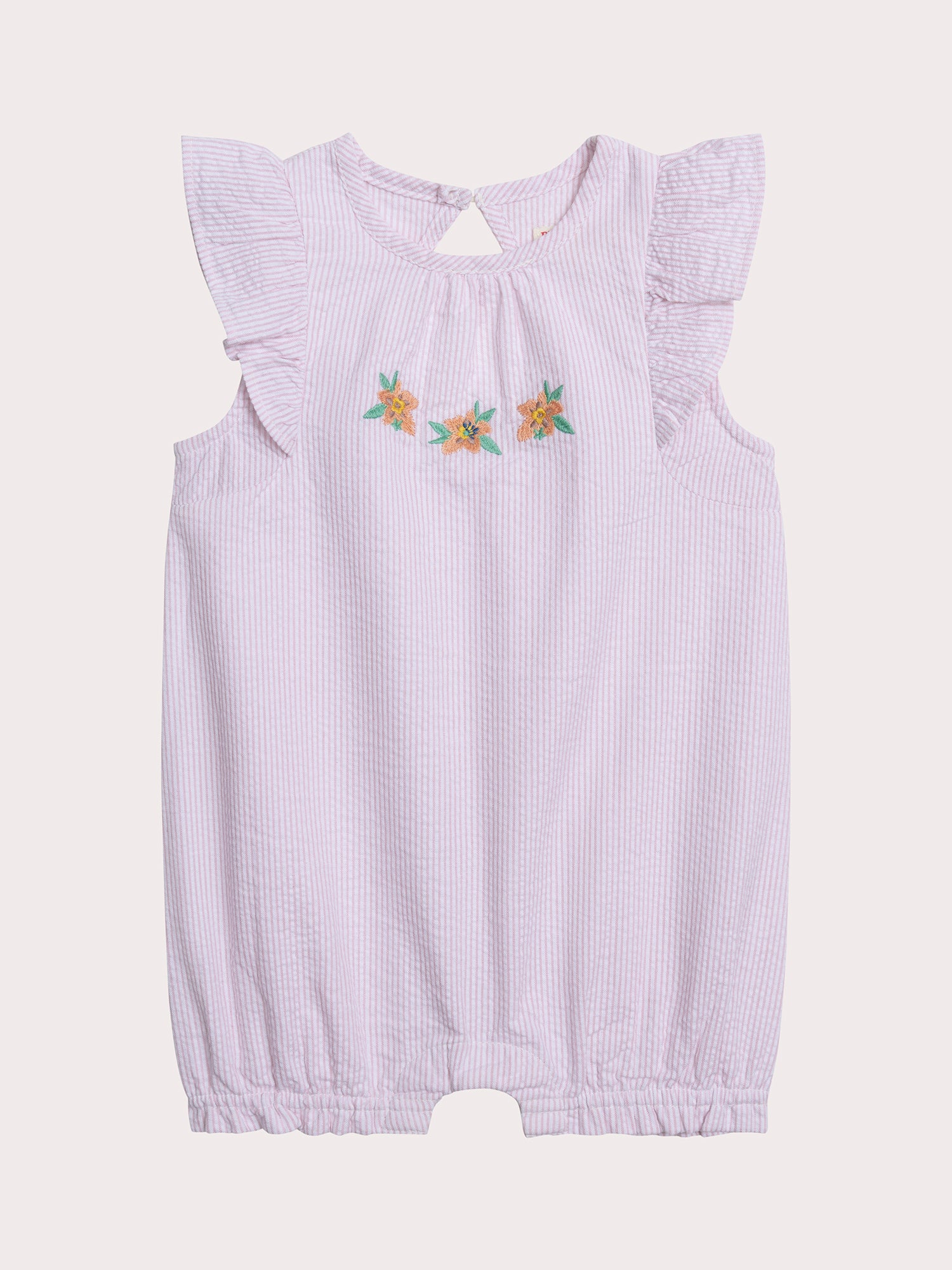 Barboteuse fleurs pour bébé fille