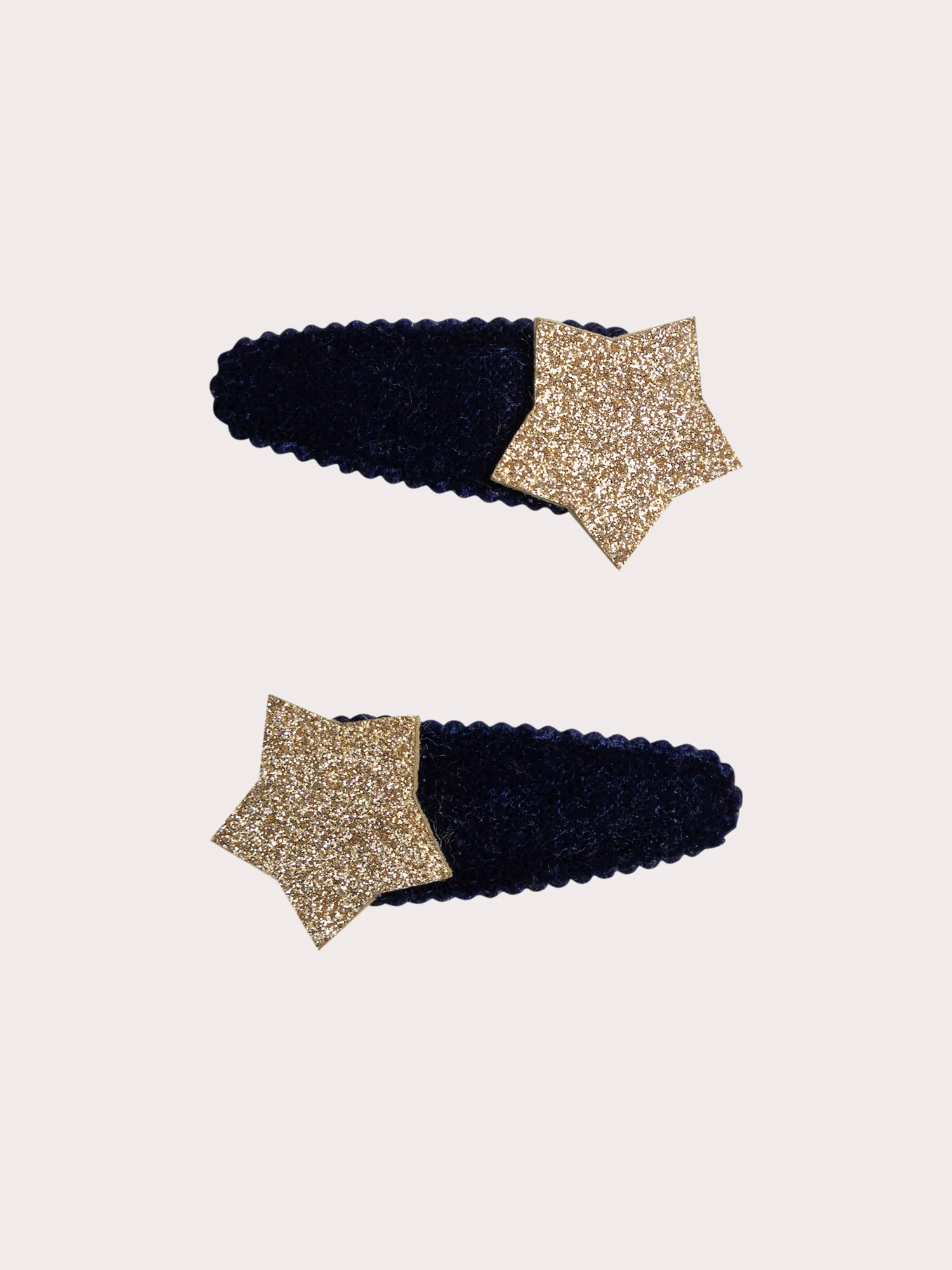 Lot de 2 barrettes or étoiles pour fille