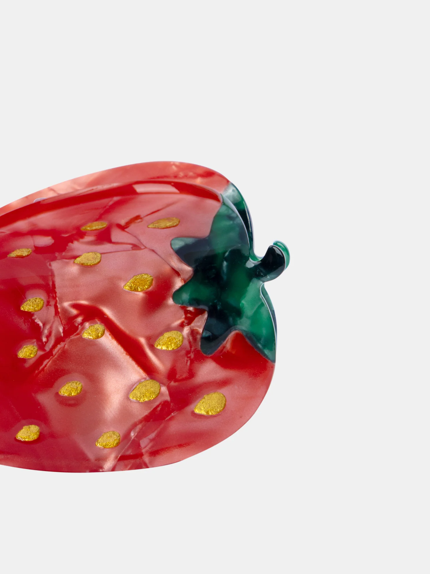 Barrette fraise pour fille - Image 3