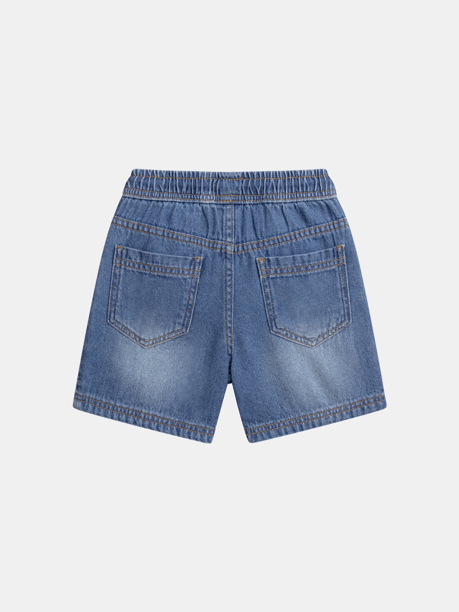 Bermuda en denim bleu porte clé tigre pour garçon - Image 5