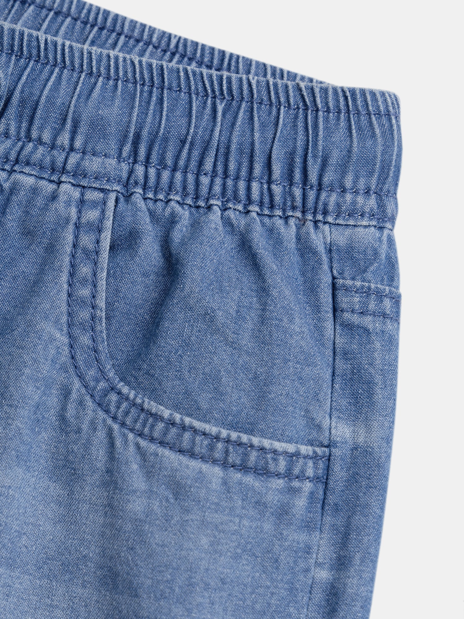 Bermuda en denim bleu pour garçon - Image 2