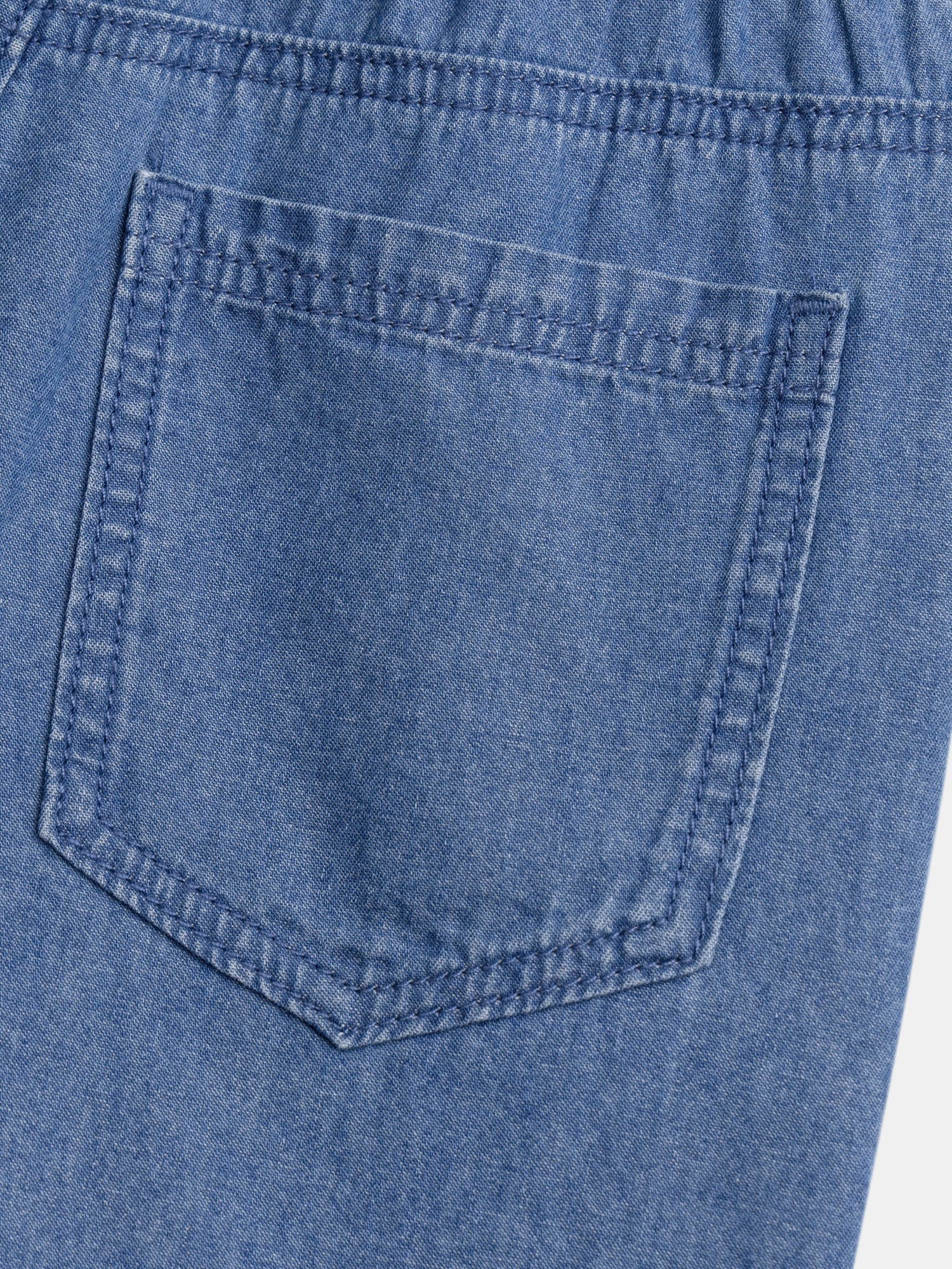 Bermuda en denim bleu pour garçon - Image 3