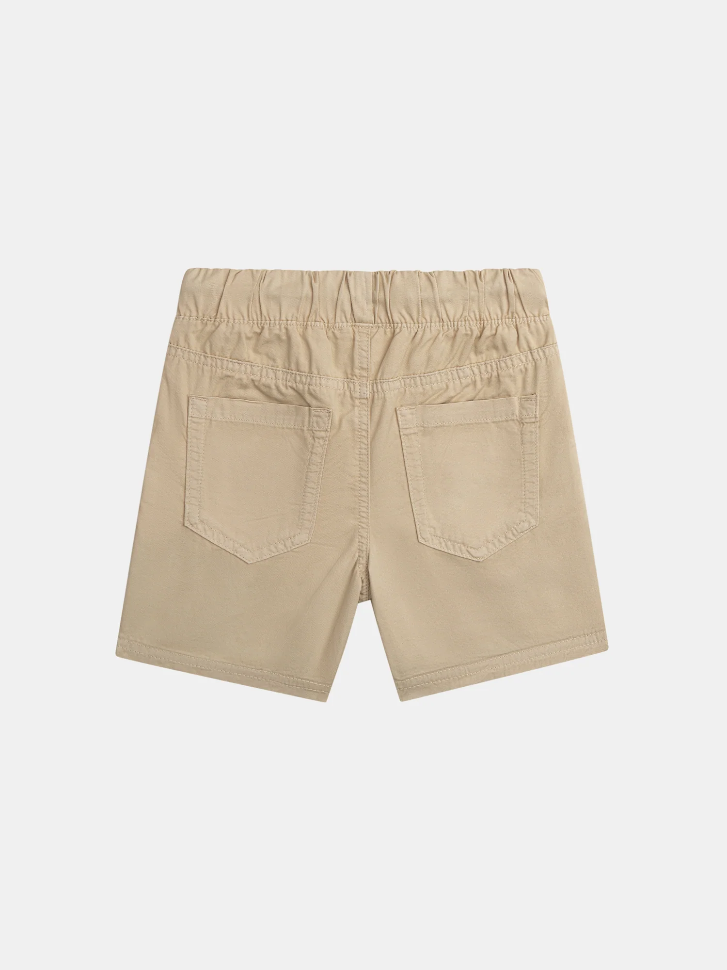Bermuda beige à poches devant et dos pour garçon - Image 4