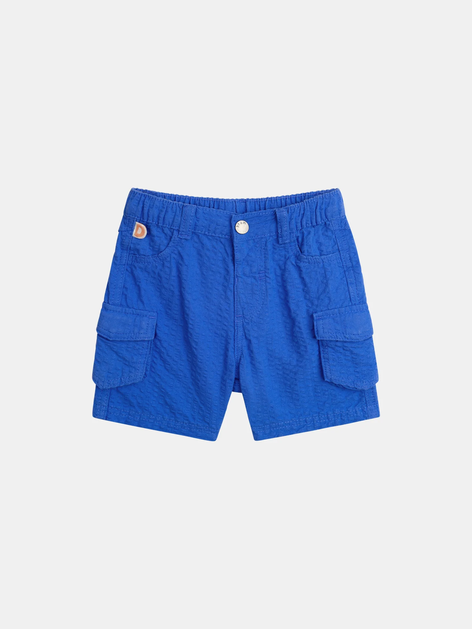 Bermuda cargo bleu électrique pour bébé garçon