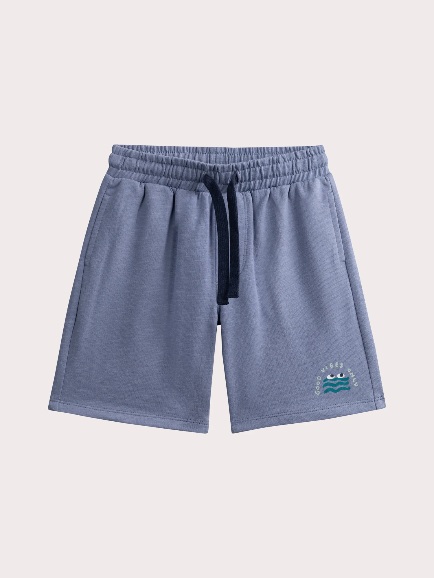 Bermuda bleu en french terry
