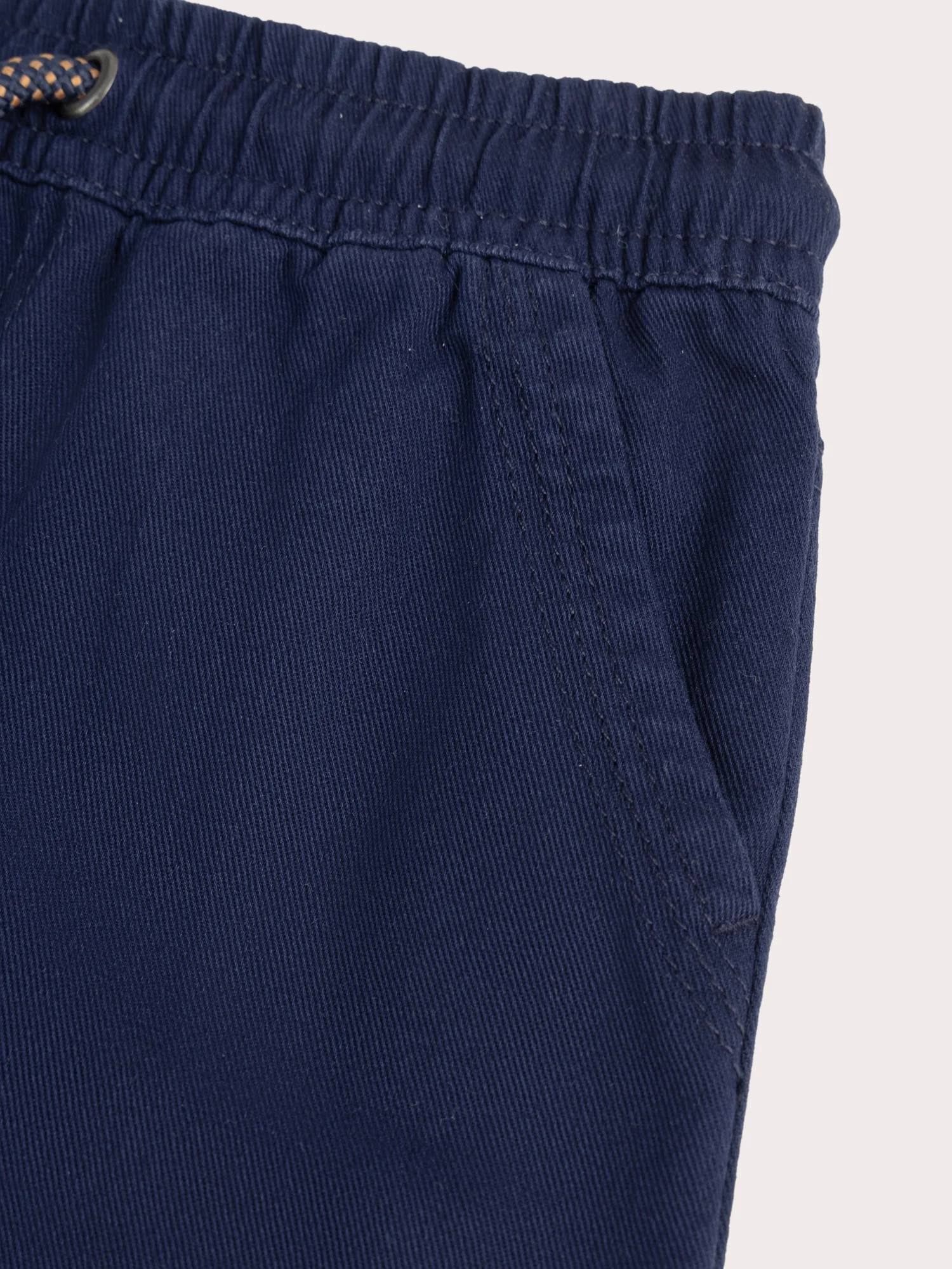 Bermuda bleu foncé en twill - Image 2