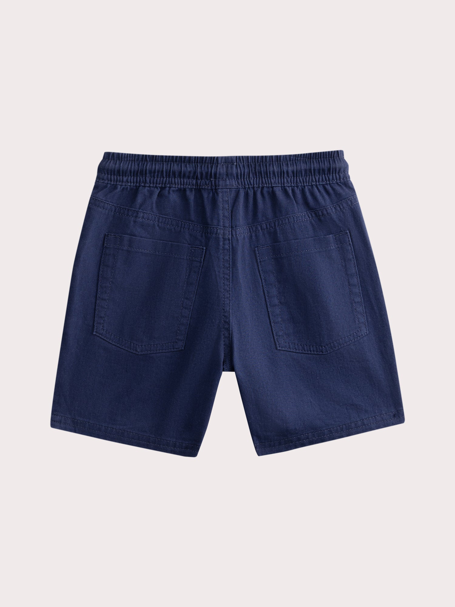Bermuda bleu foncé en twill - Image 4