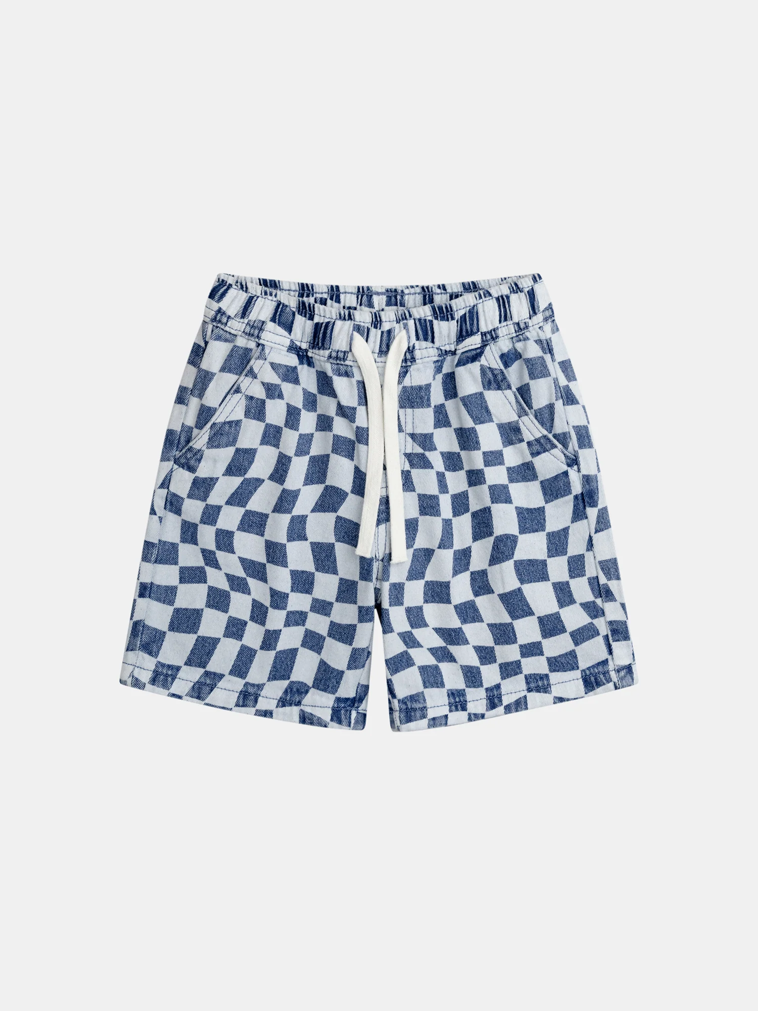 Bermuda en denim bleu