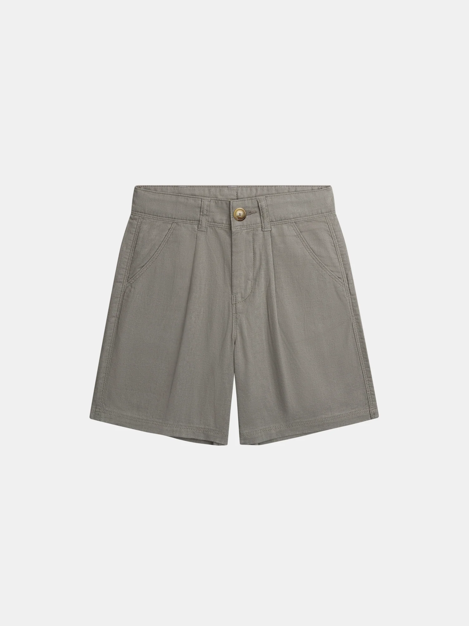 Bermuda gris à poches pour garçon