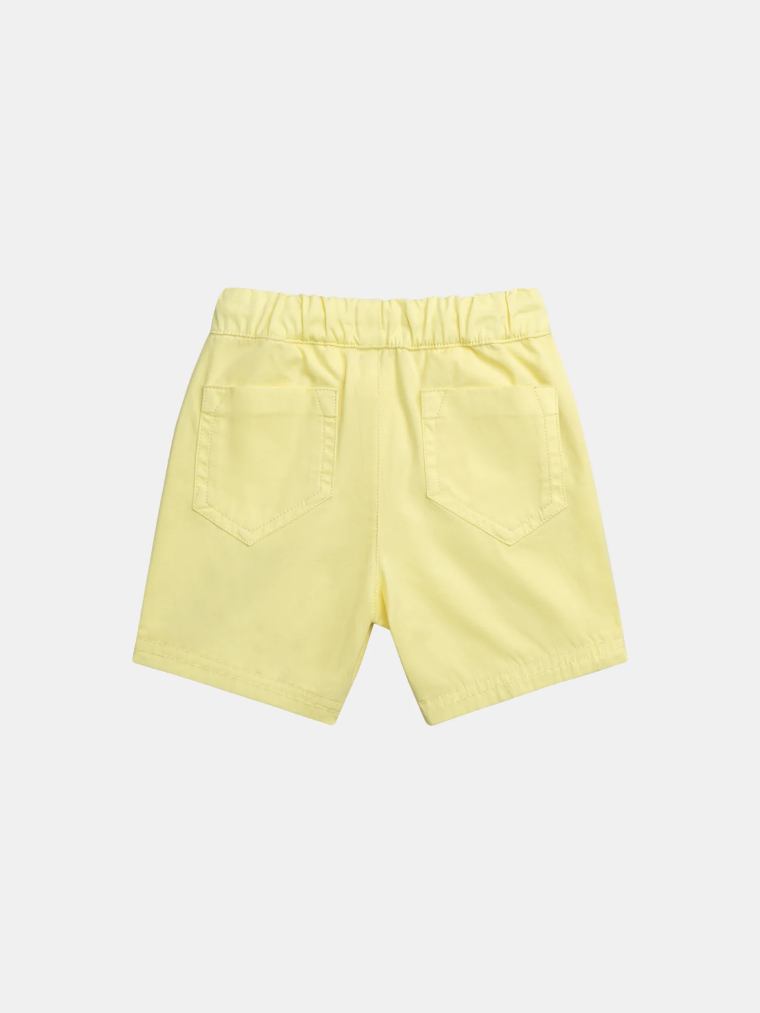 Bermuda jaune banane à motif skate pour bébé garçon - Image 4