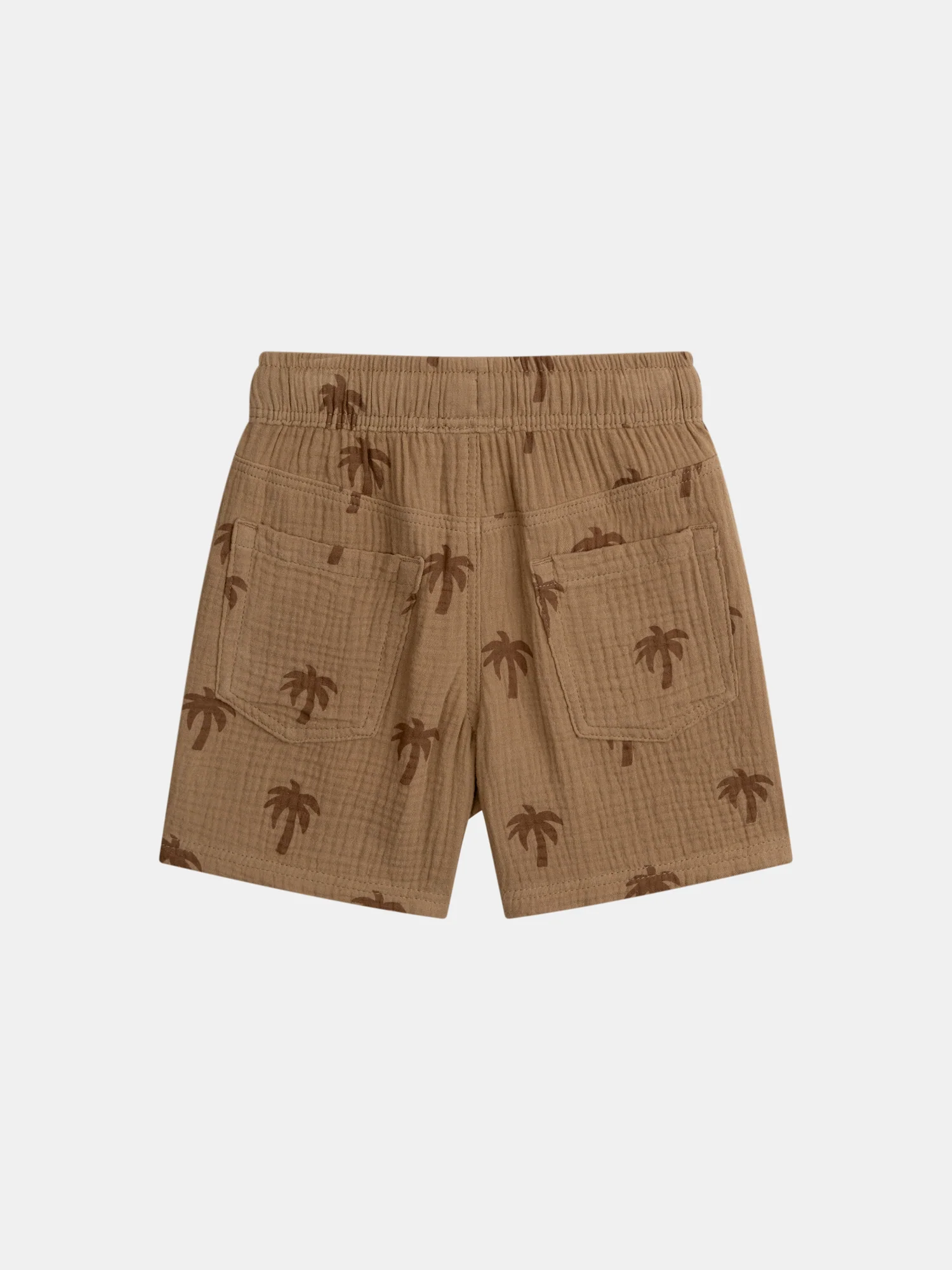 Bermuda marron à imprimé palmiers pour garçon - Image 6