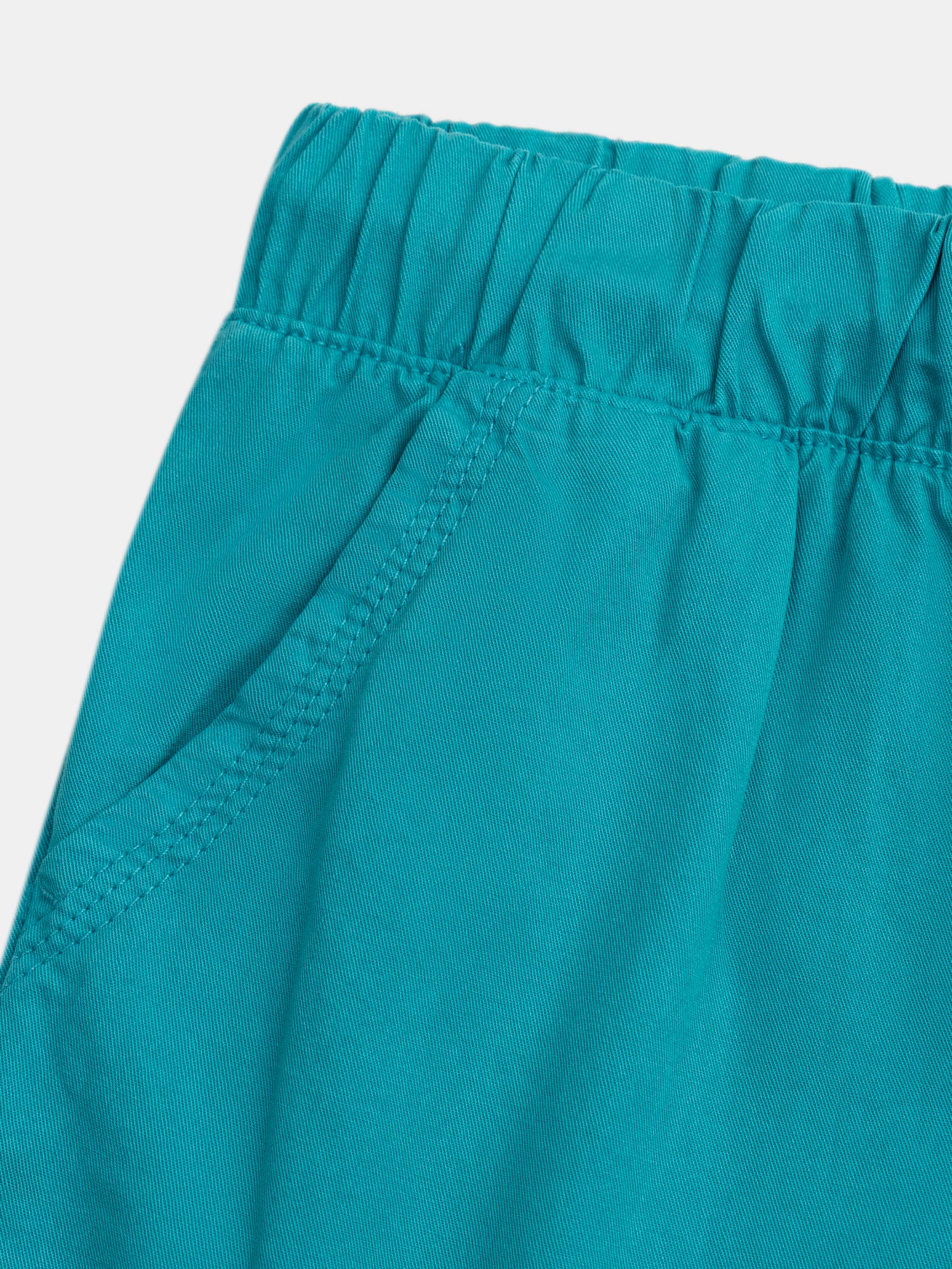 Bermuda turquoise à poches devant et dos pour garçon - Image 2