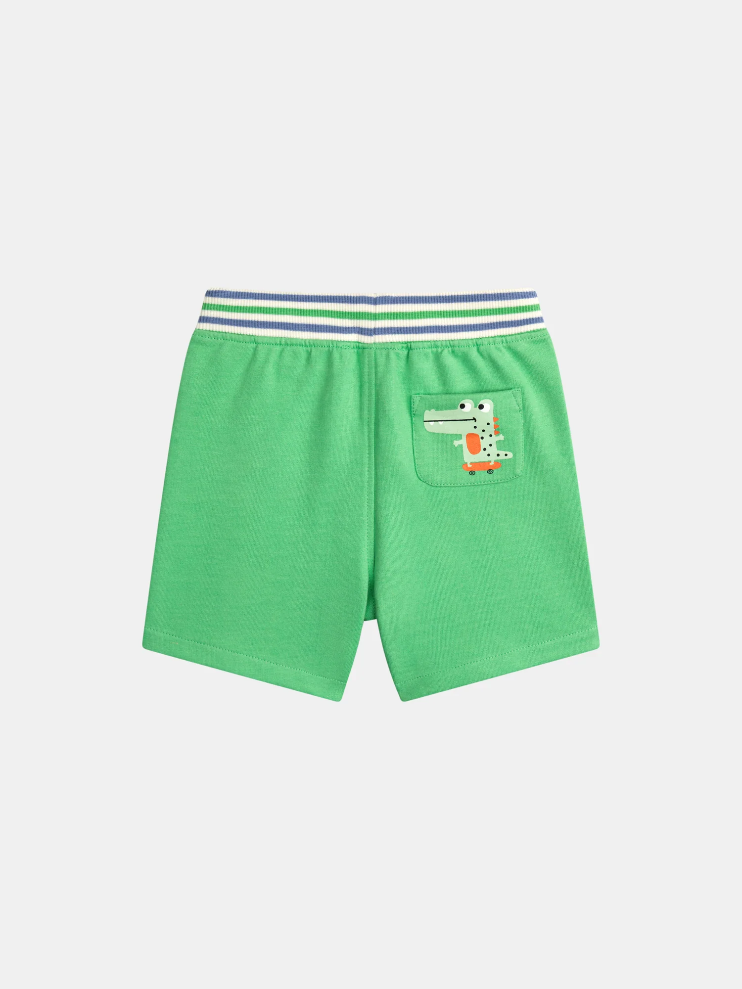 Bermuda vert chance à motif "Croco Skater" pour bébé garçon - Image 4