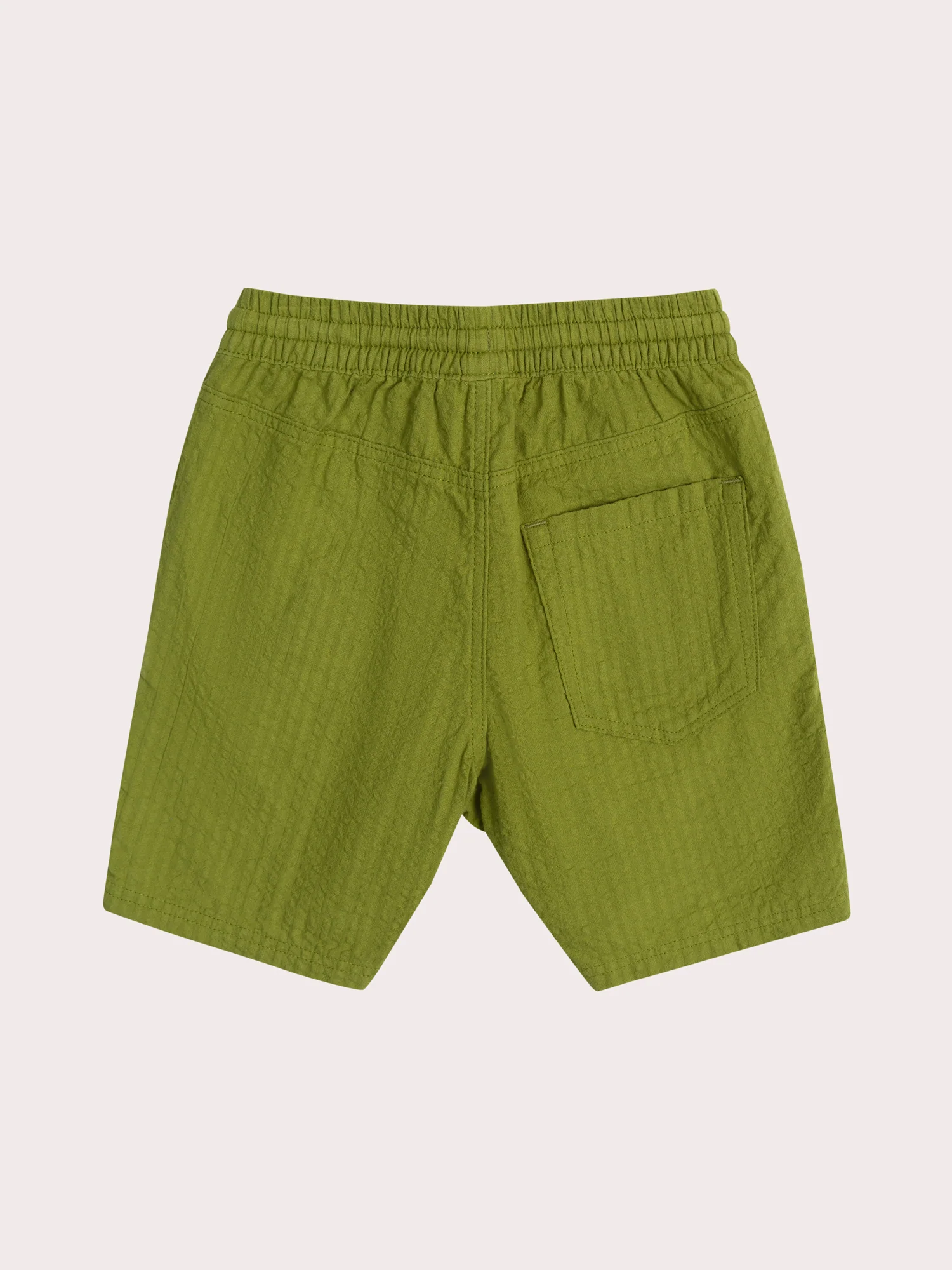 Bermuda vert gaufré - Image 4