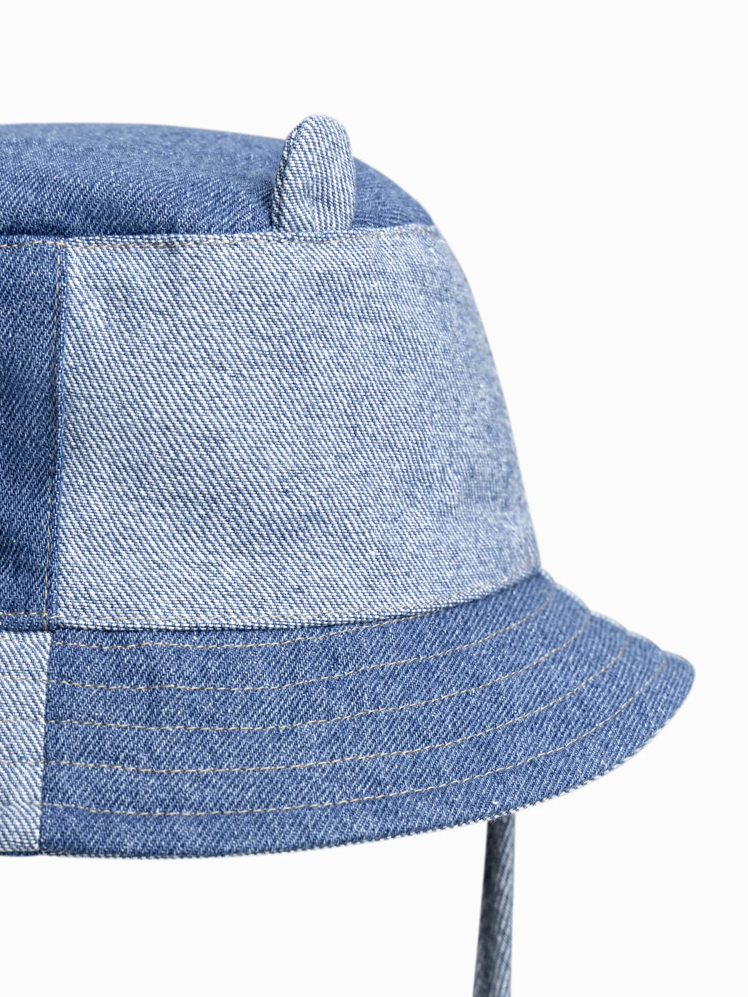Bob en denim bicolore pour bébé garçon - Image 2