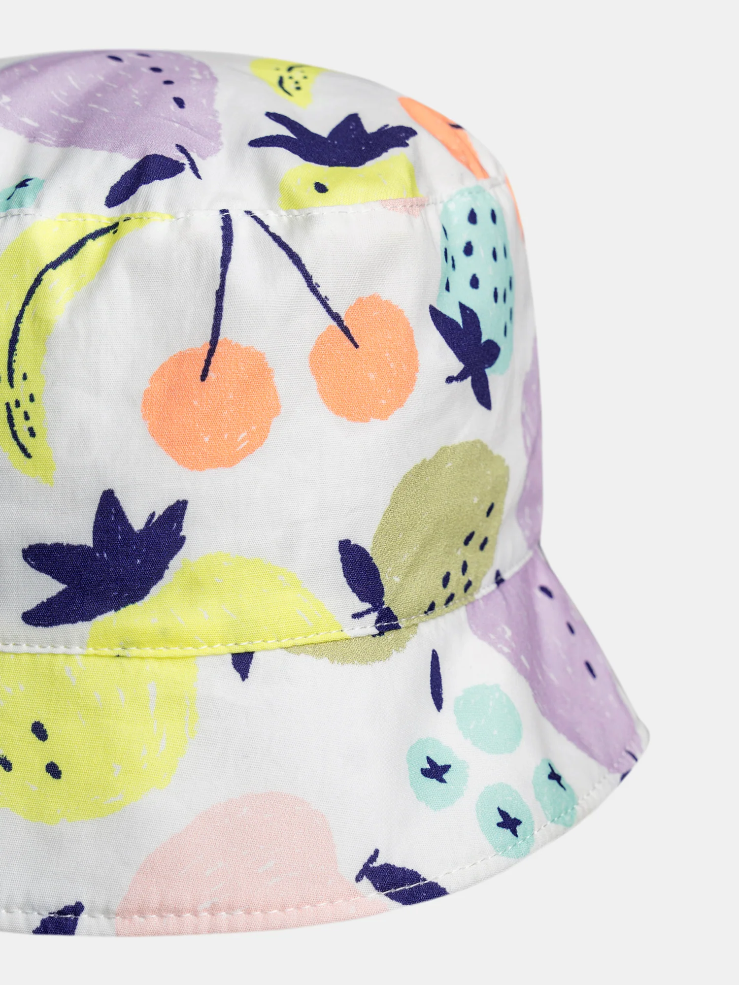 Bob fleuri réversible imprimé fruits pour fille - Image 2