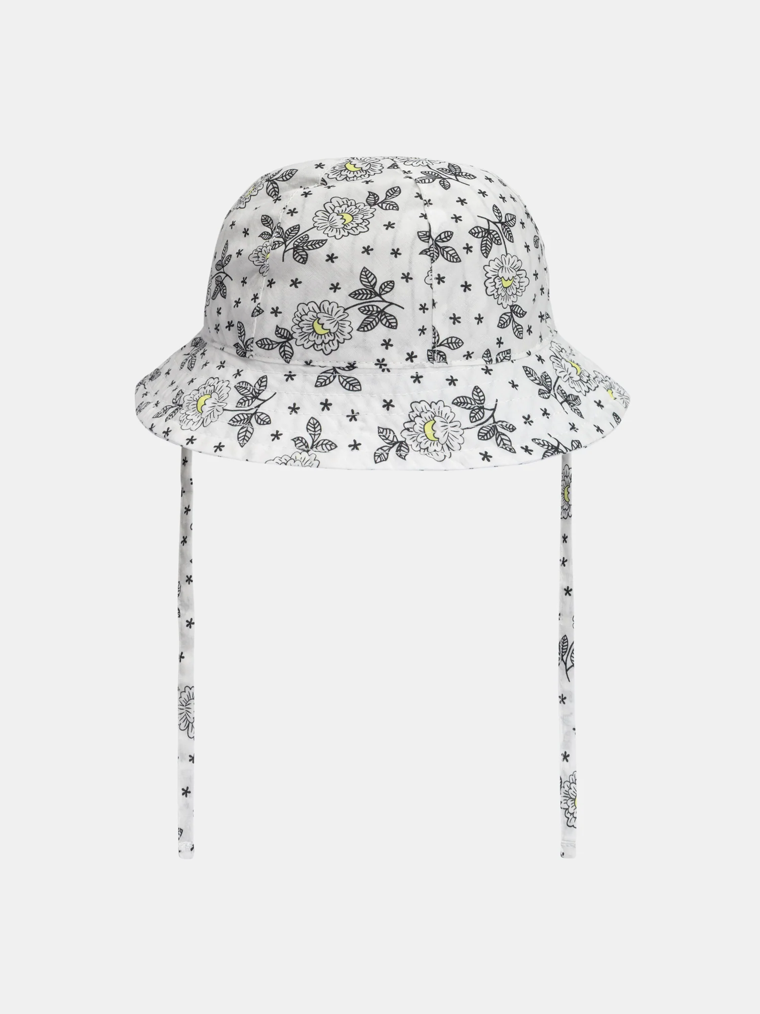 Bob réversible imprimé fleurs pour bébé fille - Image 3
