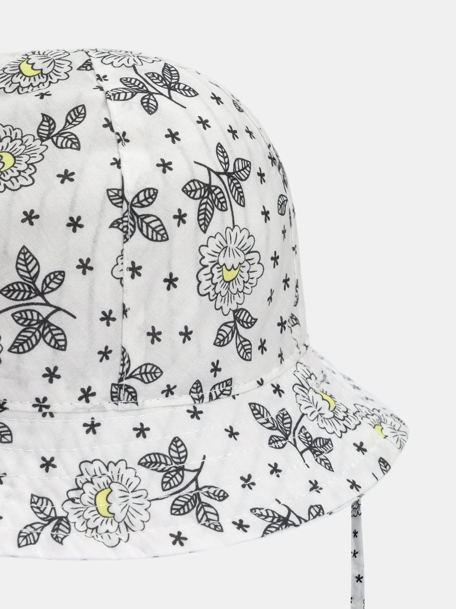 Bob réversible imprimé fleurs pour bébé fille - Image 4