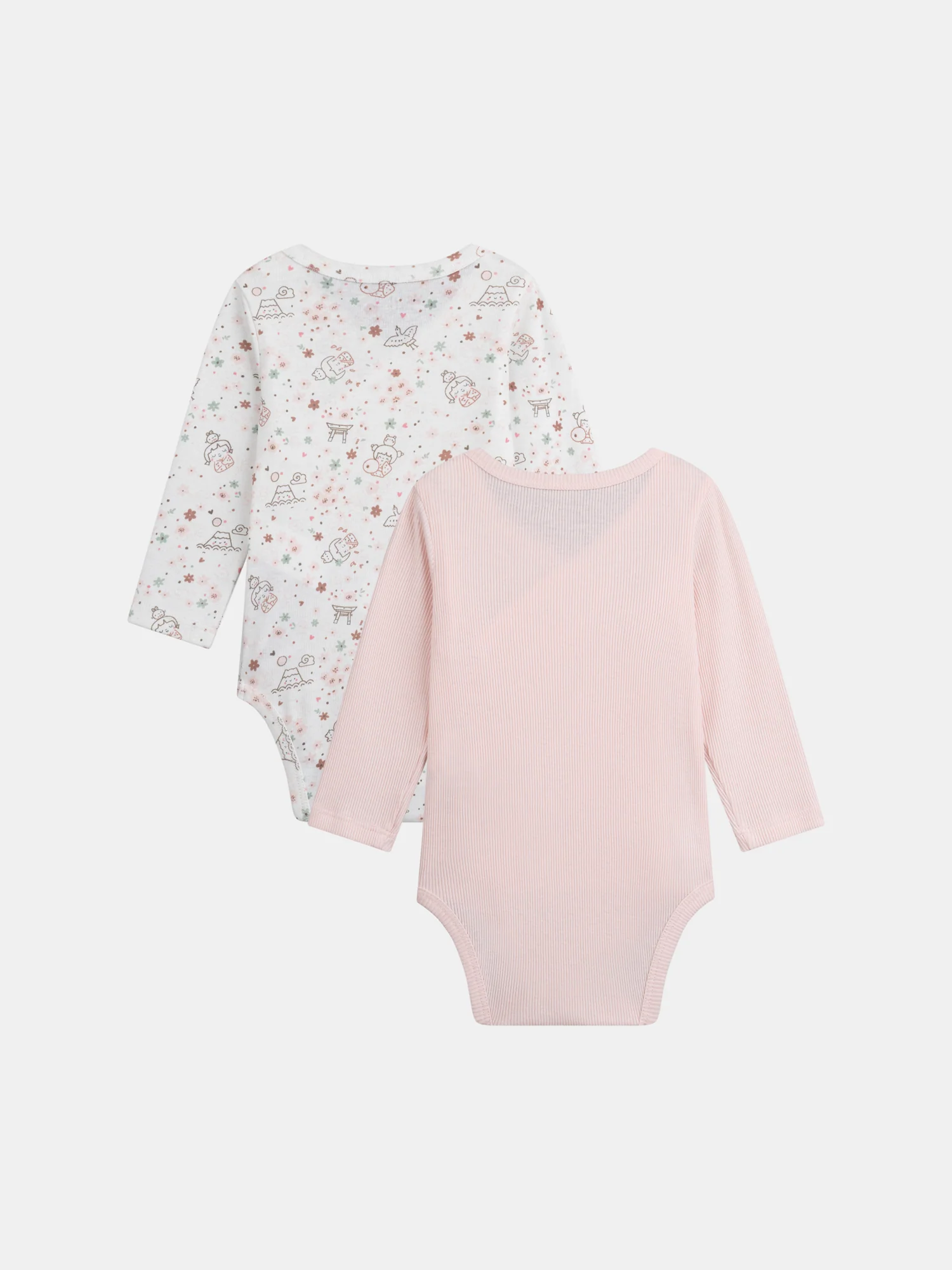 Lot de 2 bodies imprimé fantaisie pour bébé fille - Image 5