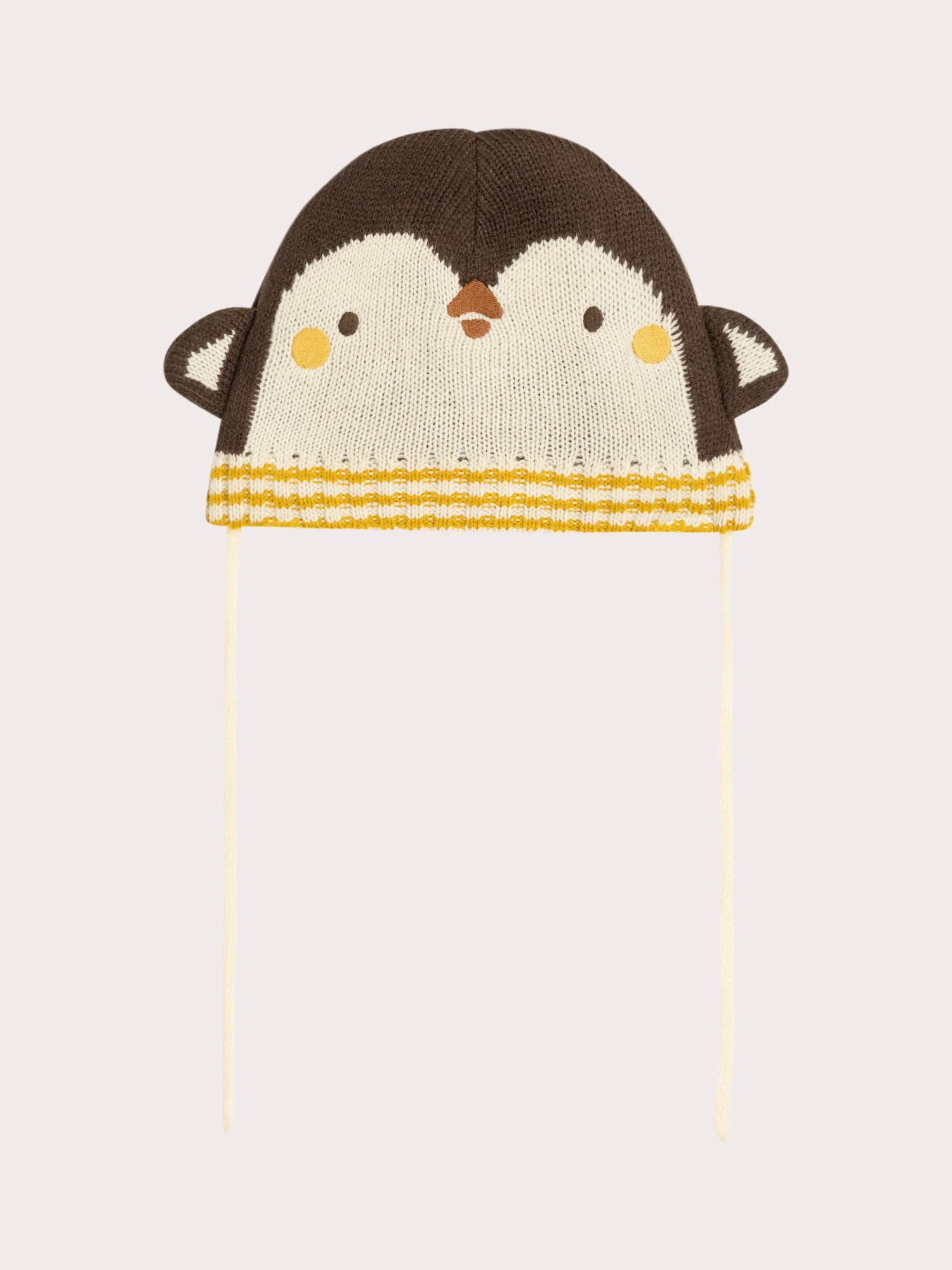 Bonnet animation pingouin pour bébé garçon