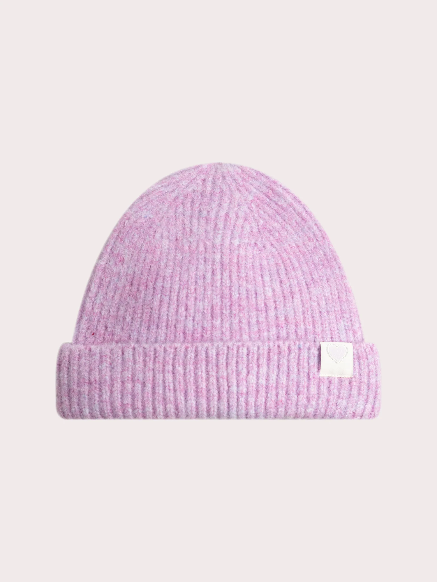 Bonnet violet chiné pour fille