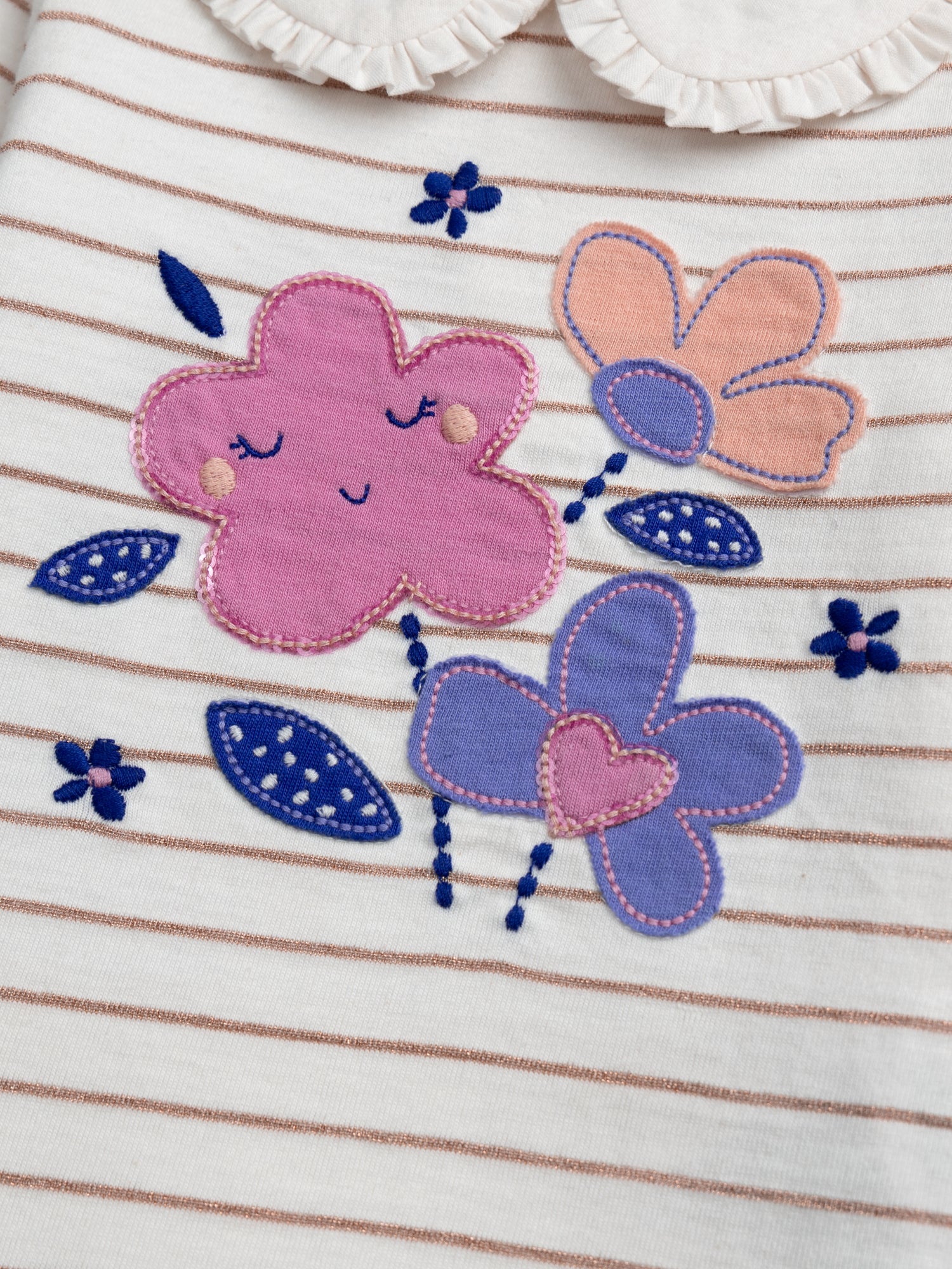 Brassière fleurs pour bébé fille - Image 2