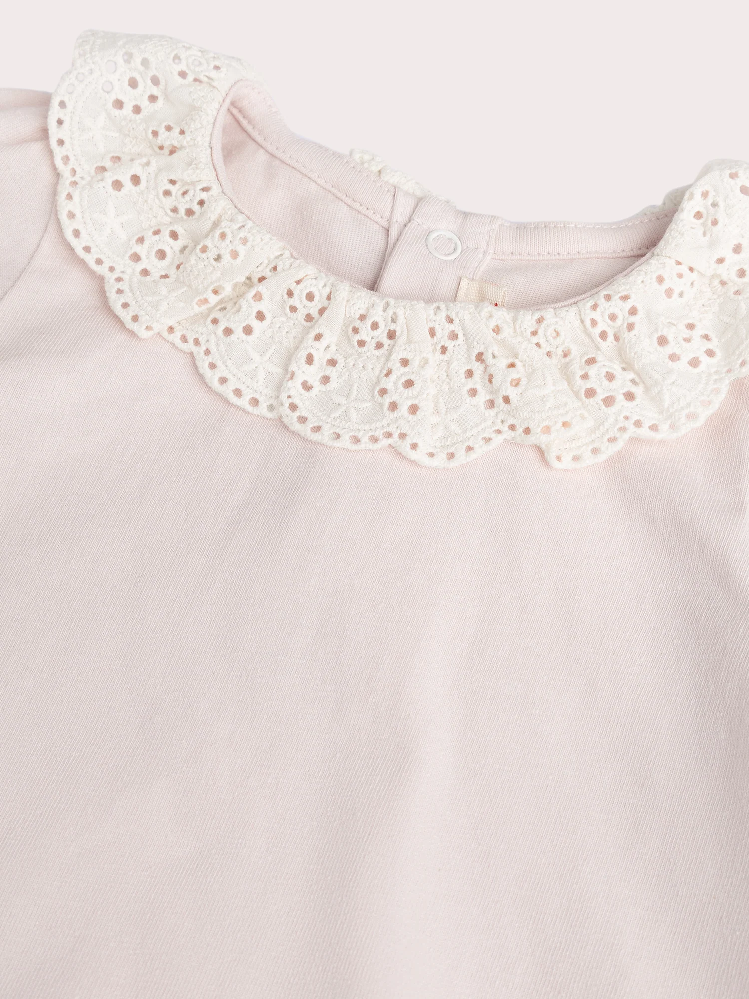 Brassière rose à manches longues pour bébé fille - Image 2