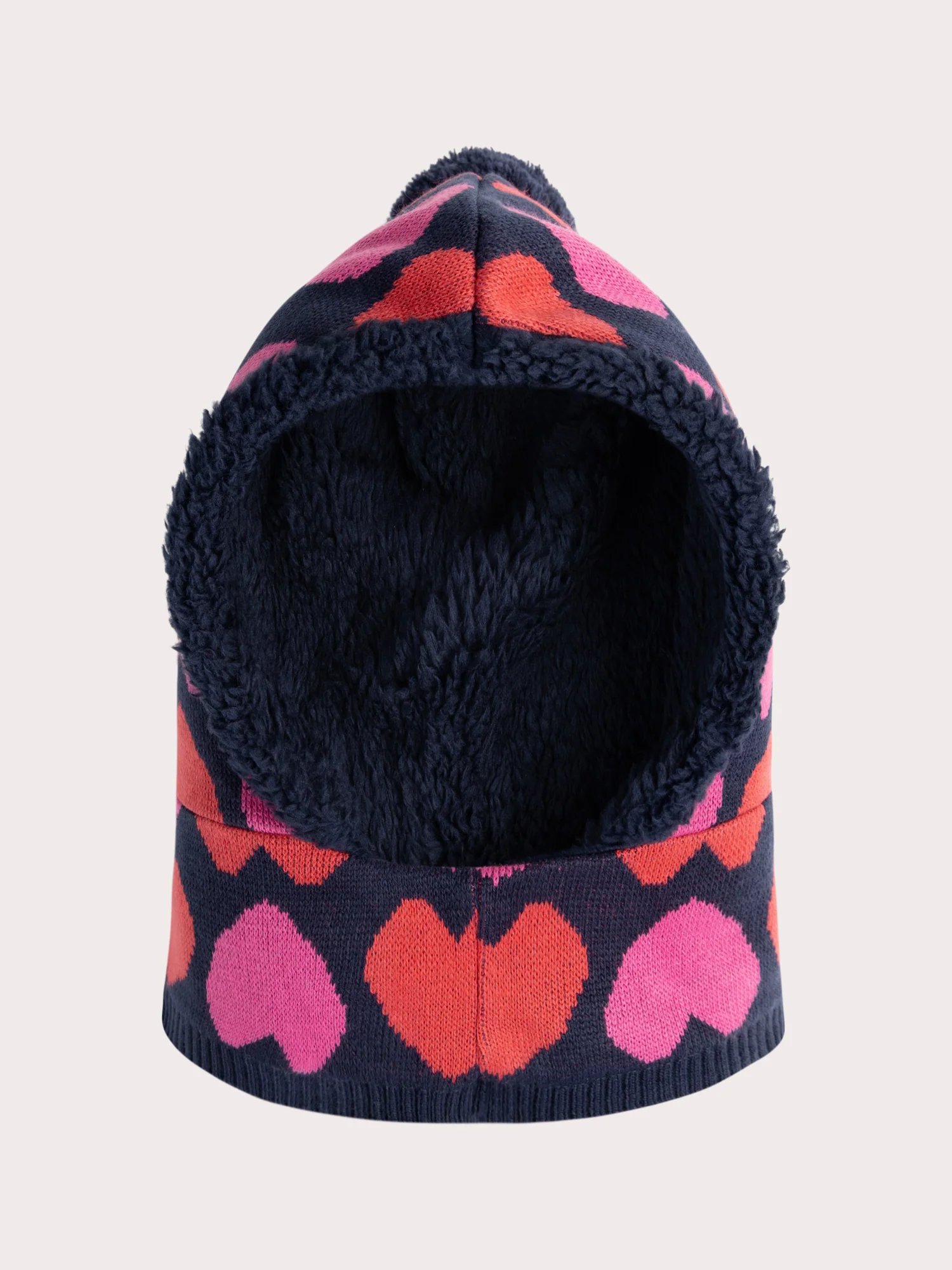 Cagoule à motif cœurs pour fille
