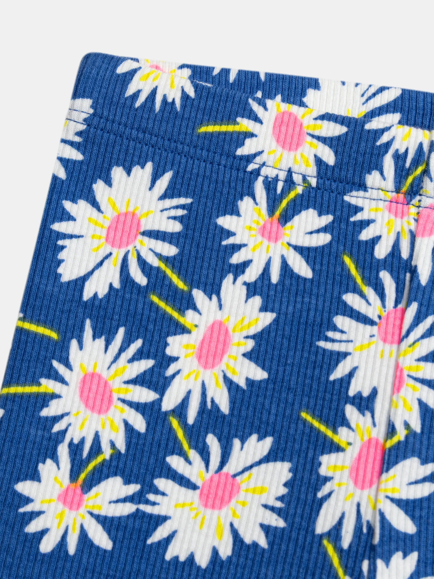 Cycliste bleu à fleurs pour bébé fille - Image 2