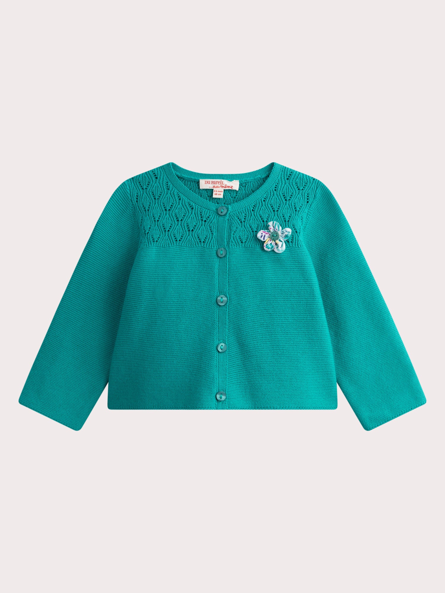 Cardigan caraibe pour bébé fille