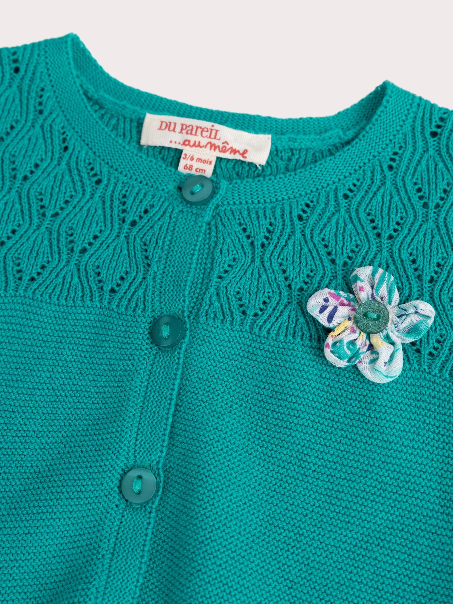 Cardigan caraibe pour bébé fille - Image 2