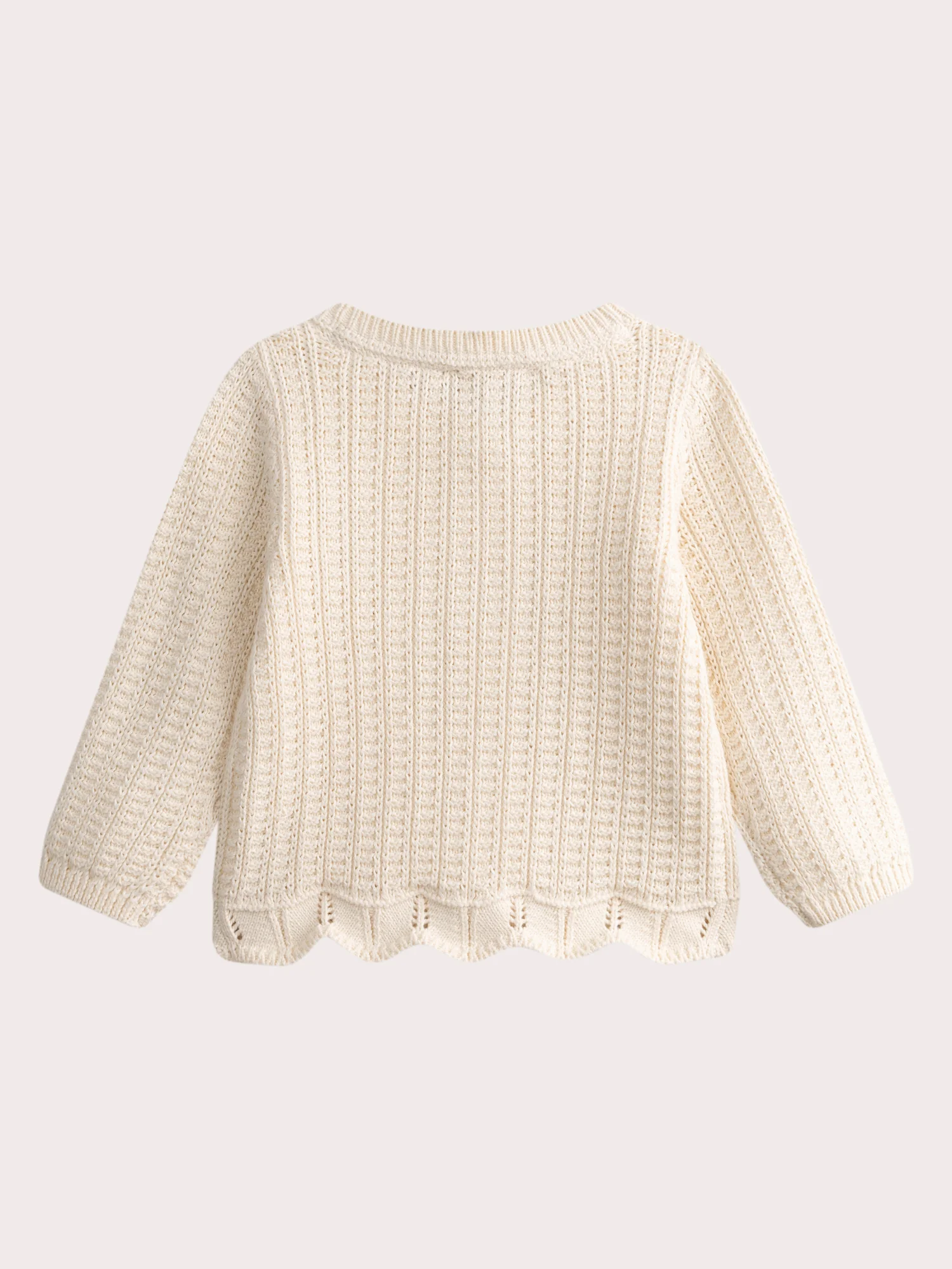 Cardigan écru fonce pour bébé fille - Image 2