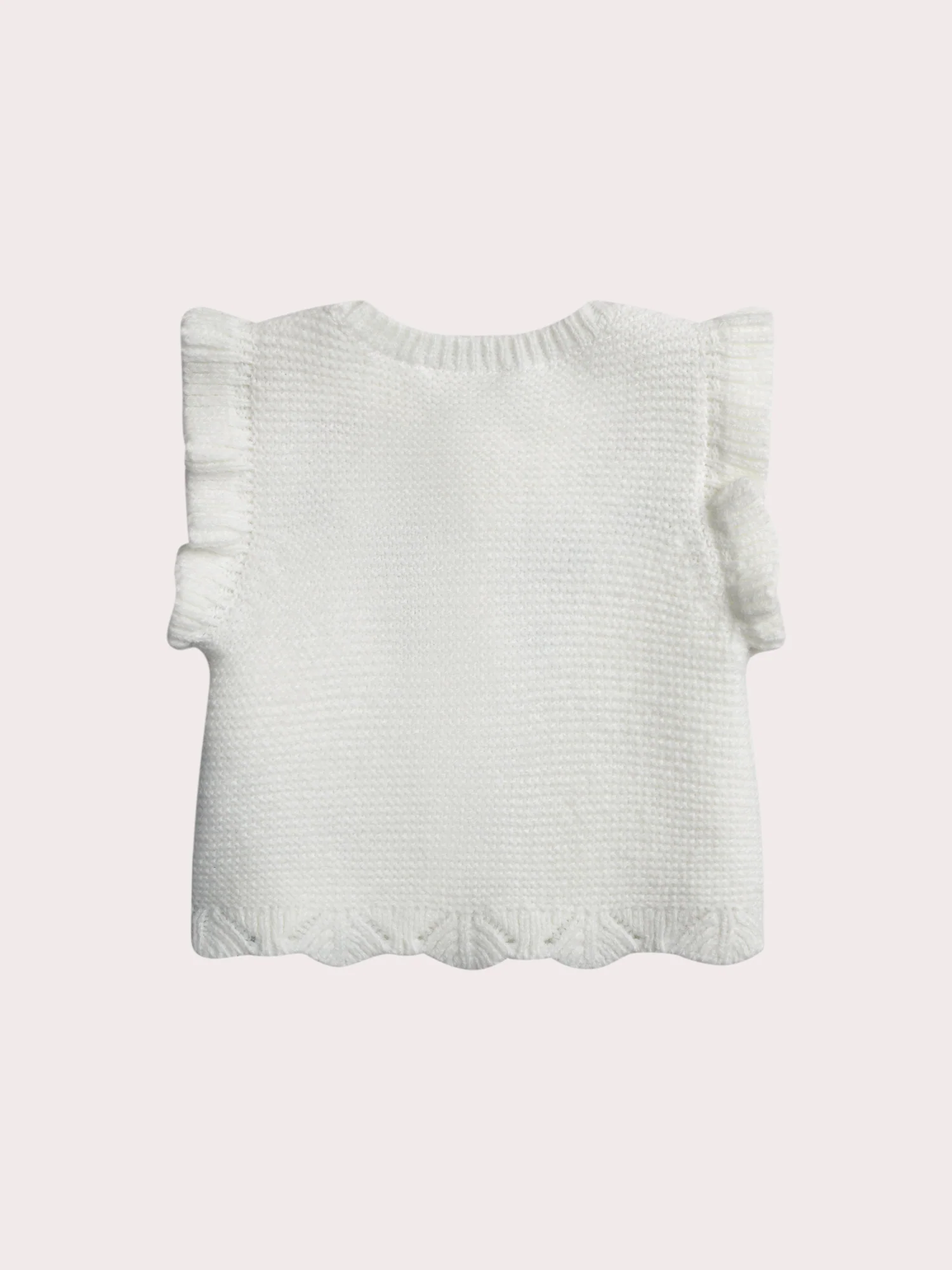 Cardigan Ecru pour bébé fille - Image 4