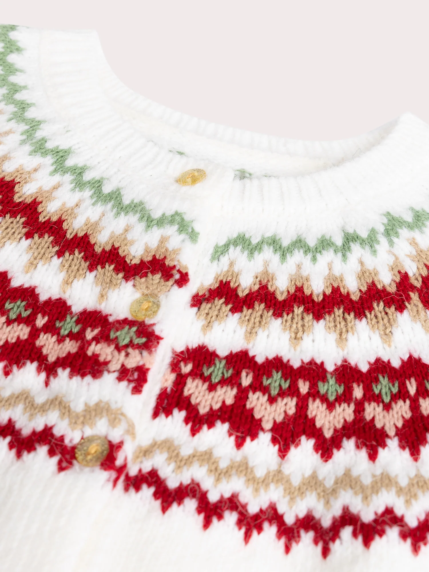 Cardigan en intarsia pour bébé fille - Image 2