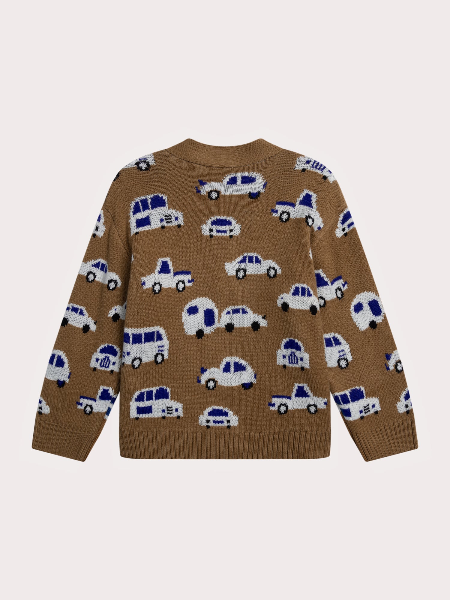 Cardigan en maille imprimé voitures - Image 4