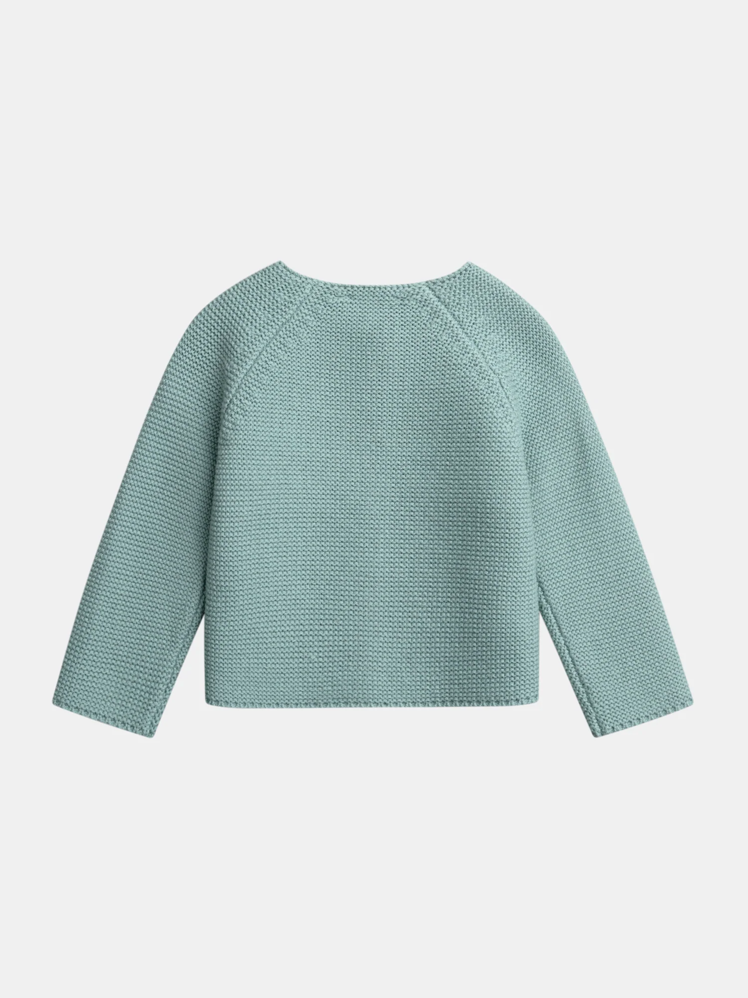 Cardigan en tricot bleu poudré pour bébé fille - Image 8