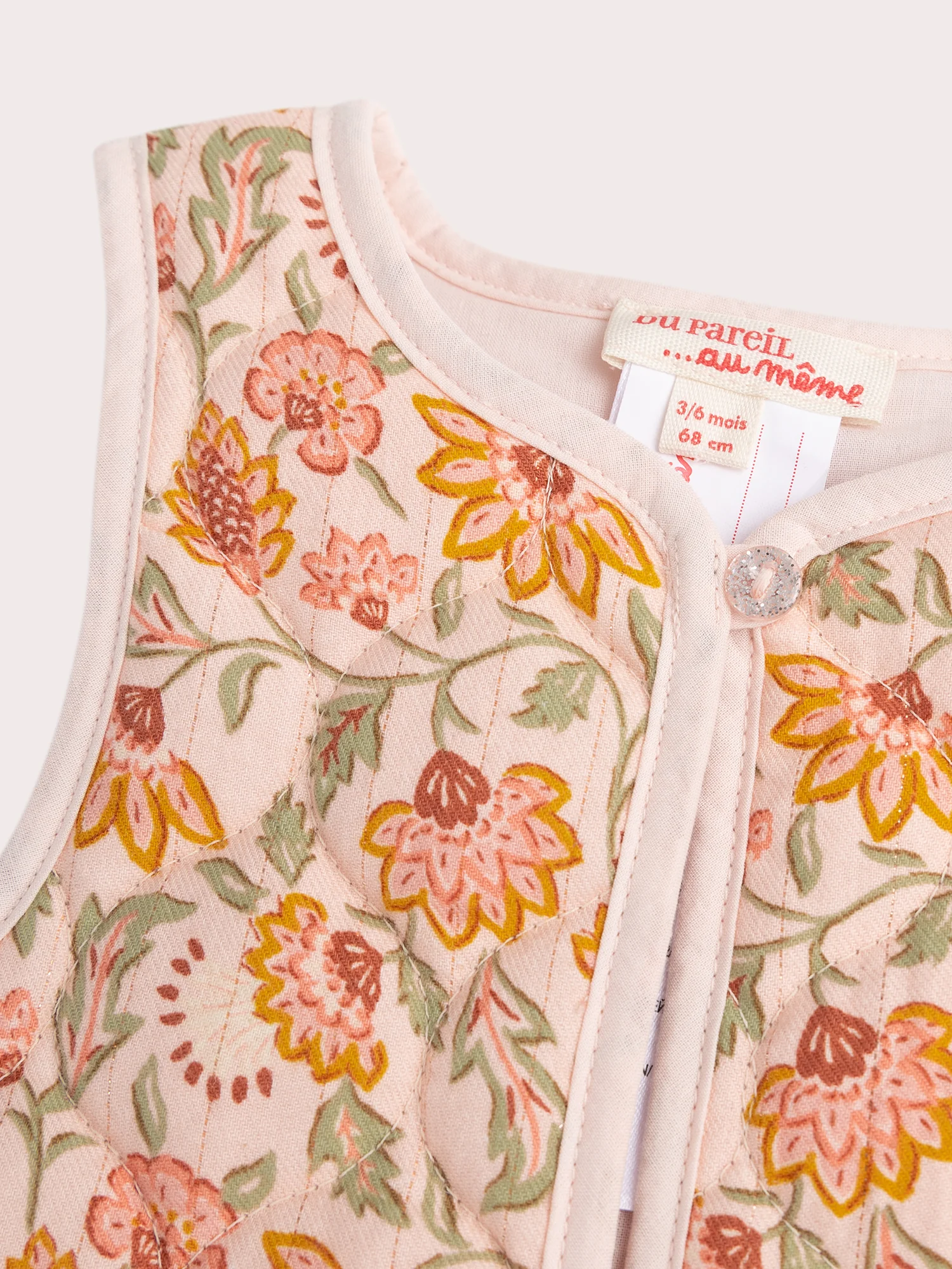 Cardigan imprimé à fleurs pour bébé fille - Image 3