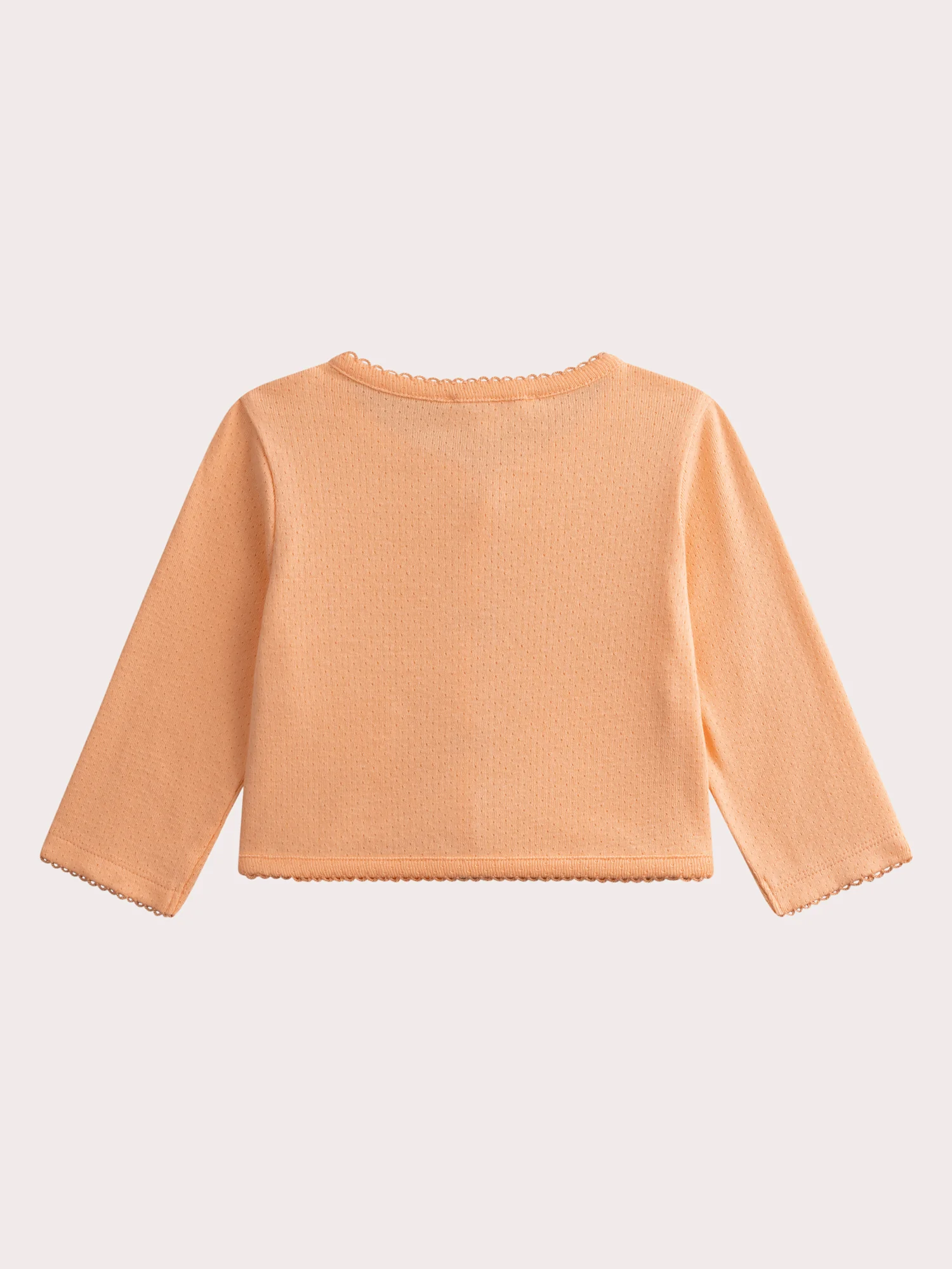 Cardigan peche pour bébé fille - Image 4
