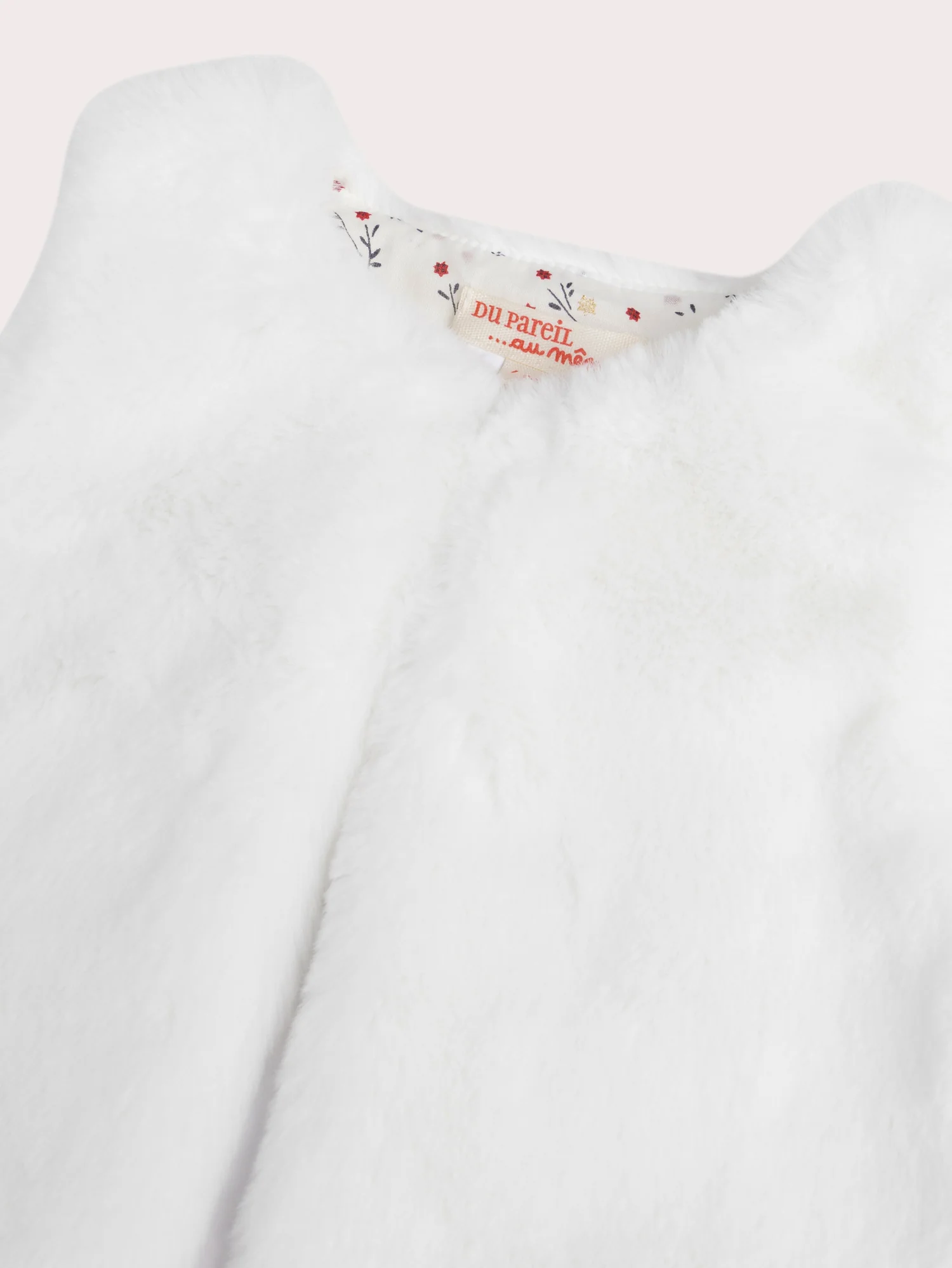 Cardigan révérsible à imprimé hivernal pour bébé fille - Image 2