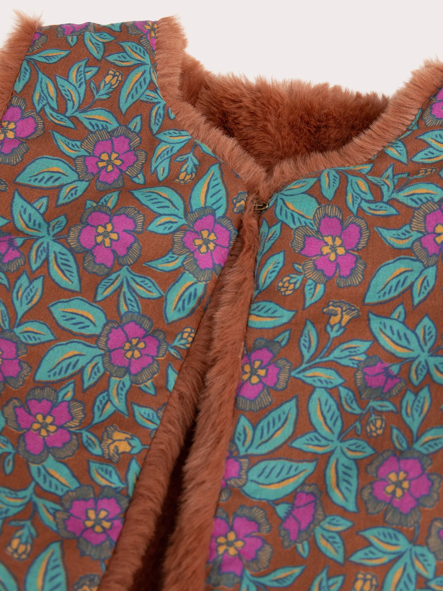 Cardigan révérsible sans manches pour bébé fille - Image 4