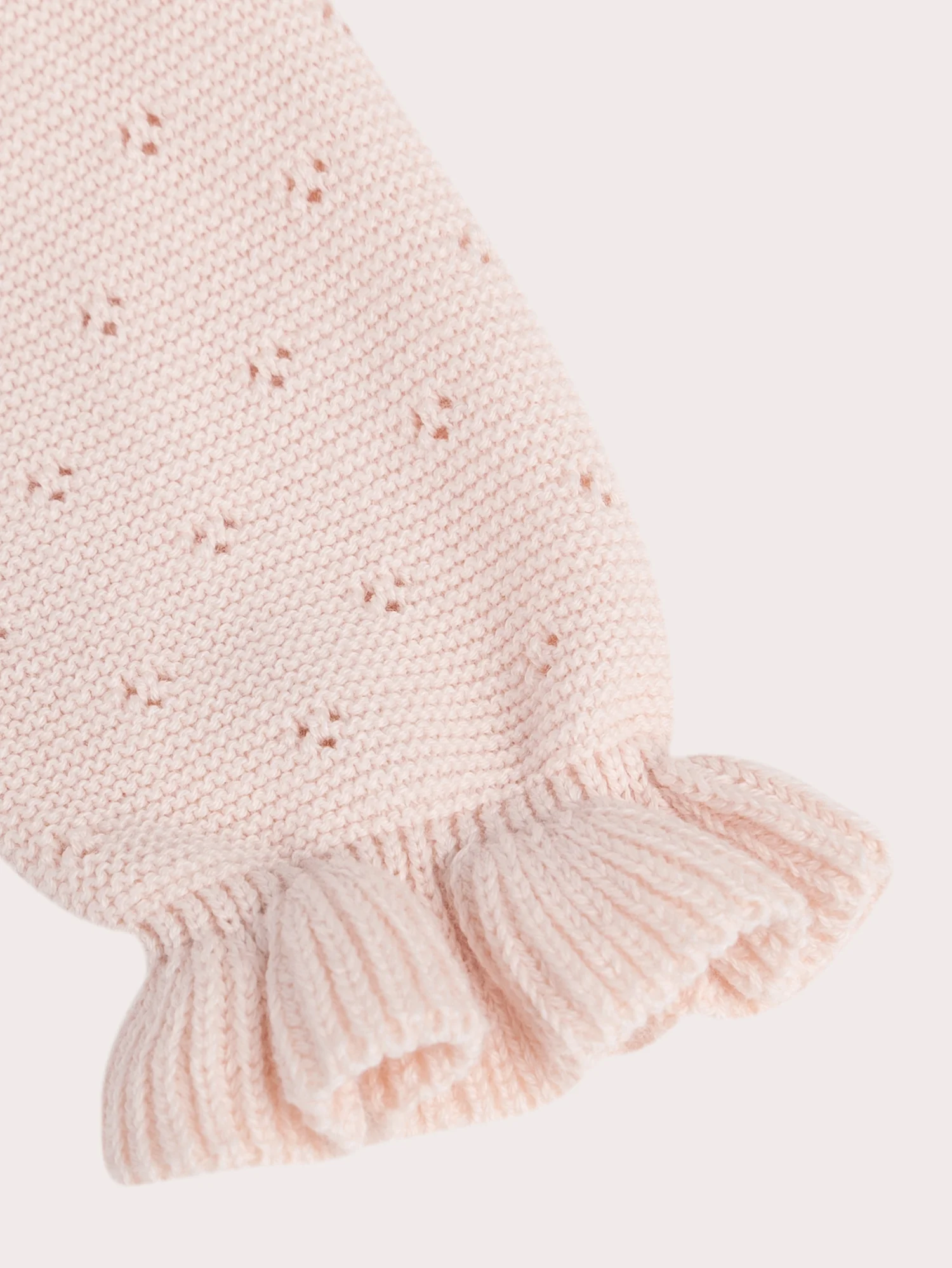 Cardigan Rose dragée pour bébé fille - Image 3