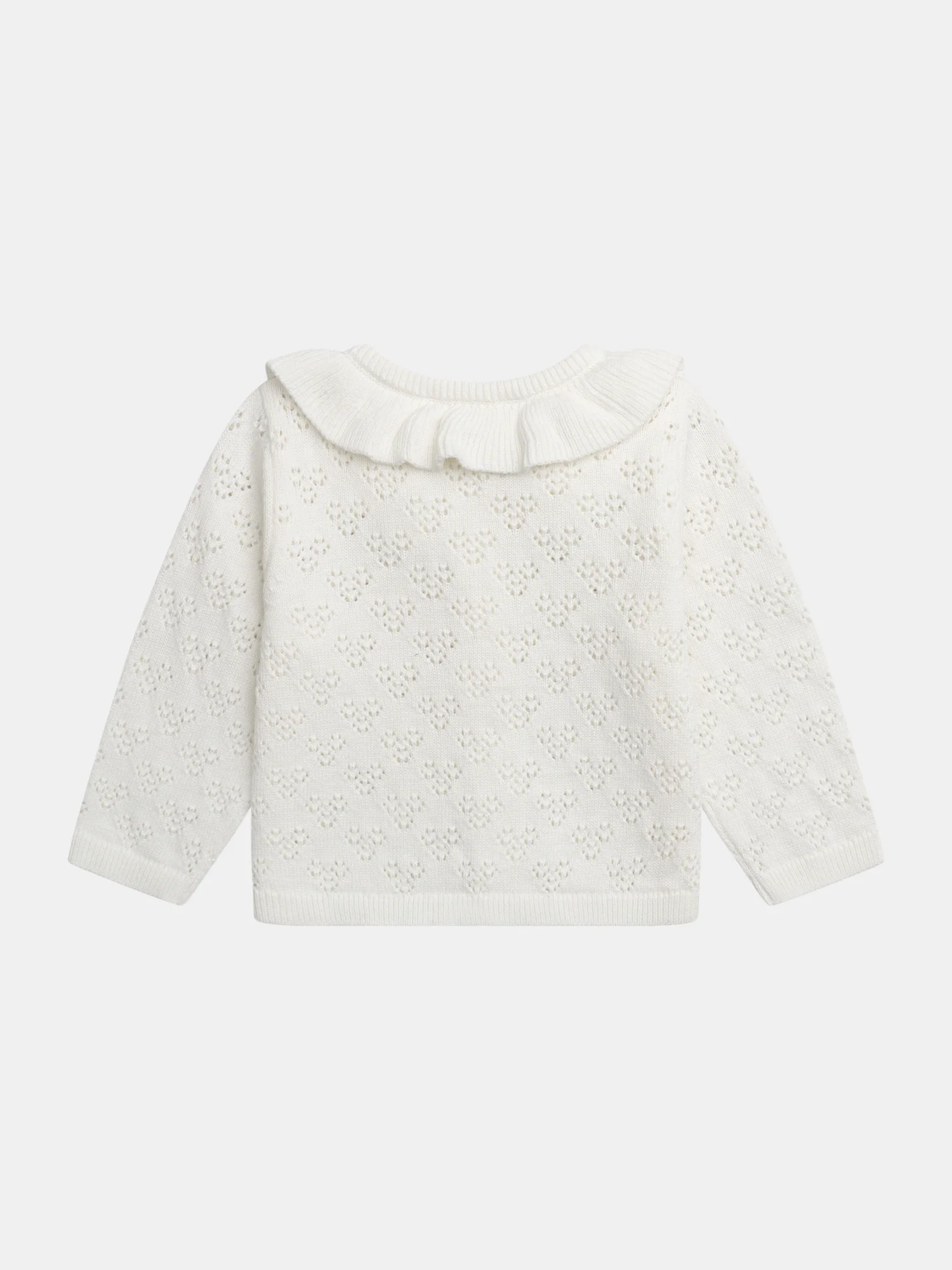 Cardigan Vanille à col volant pour bébé fille - Image 6