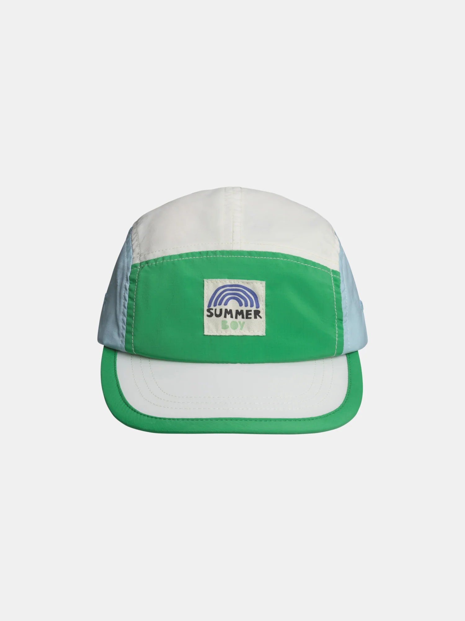 Casquette bleue et verte pour garçon