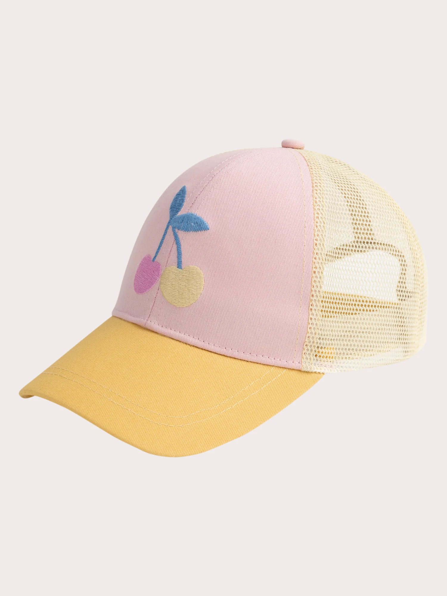 Casquette color-block motif cerise pour fille - Image 2