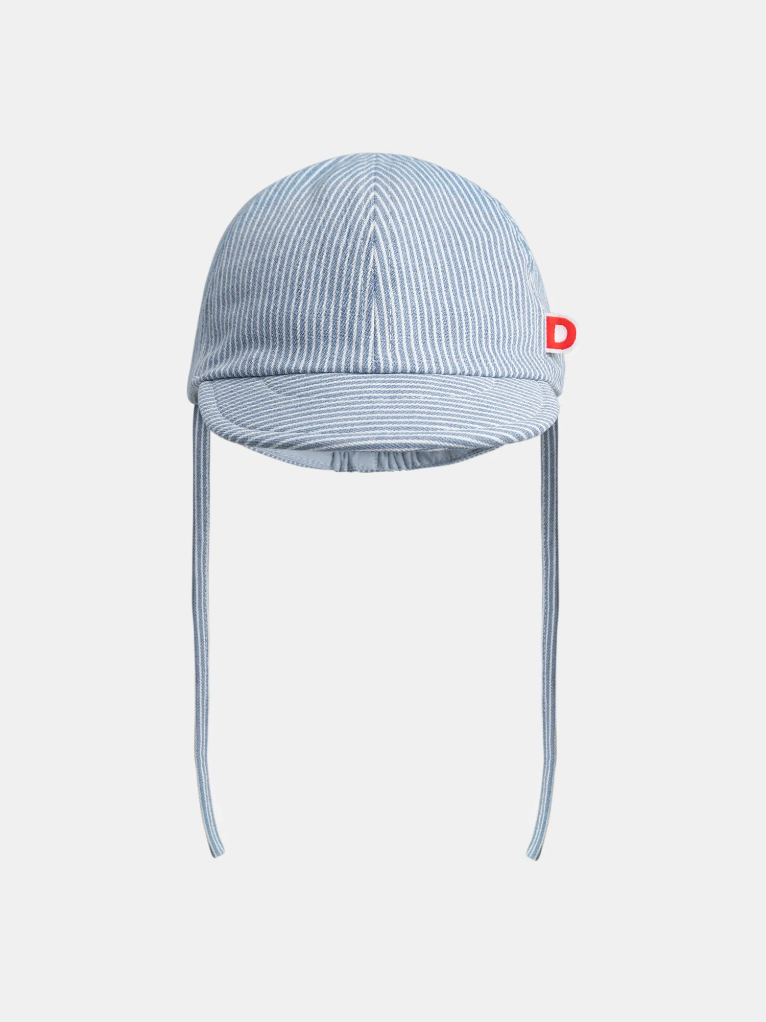 Casquette en denim rayé pour bébé garçon