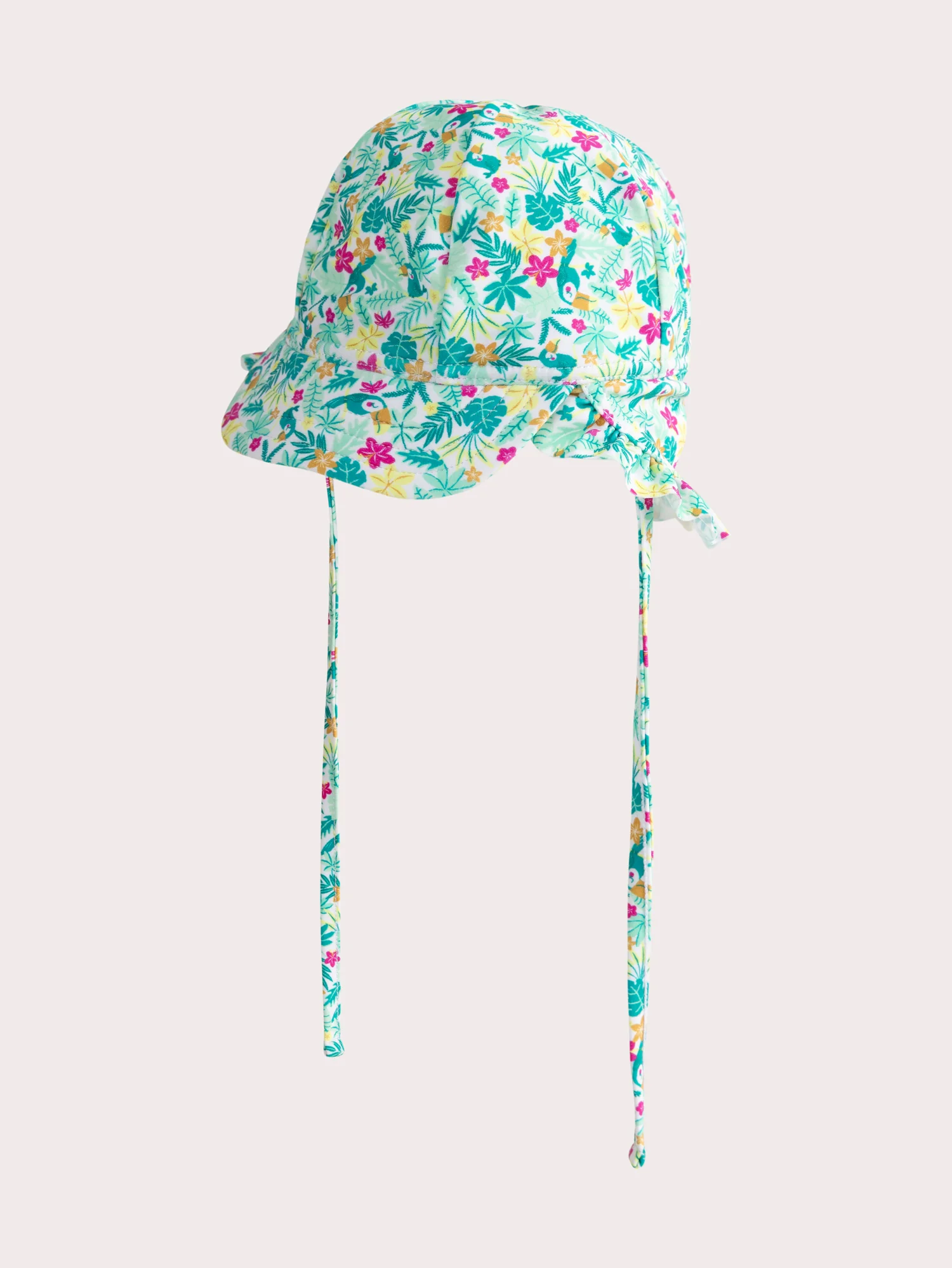 Chapeau de bain anti-uv imprimé fleuri pour bébé fille