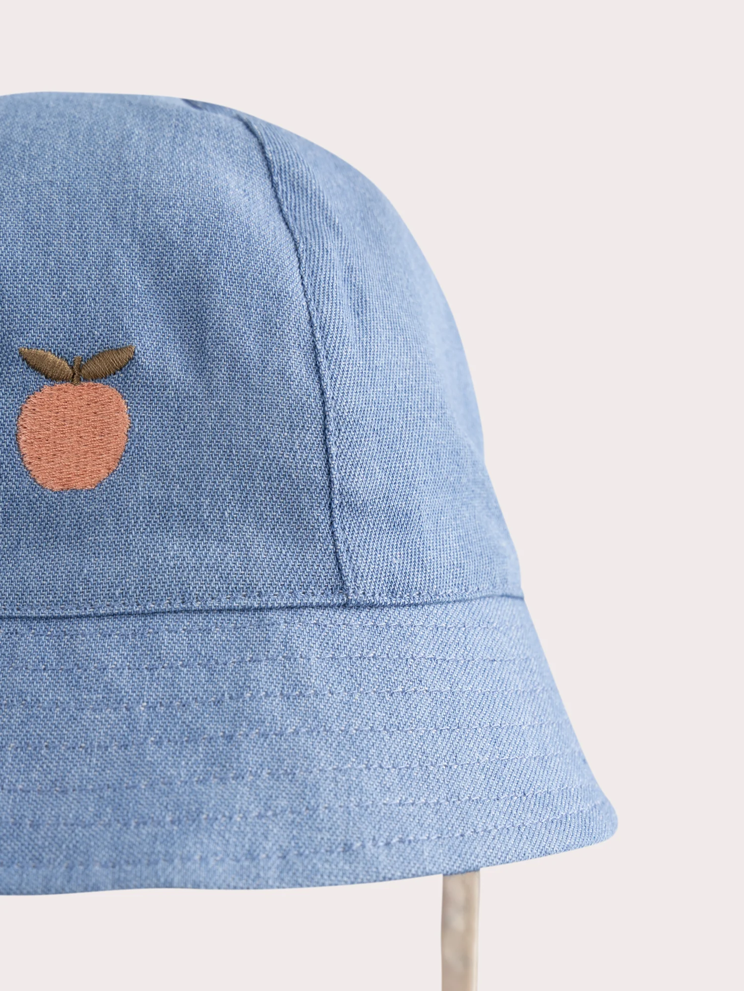 Chapeau denim réversible bébé fille - Image 2