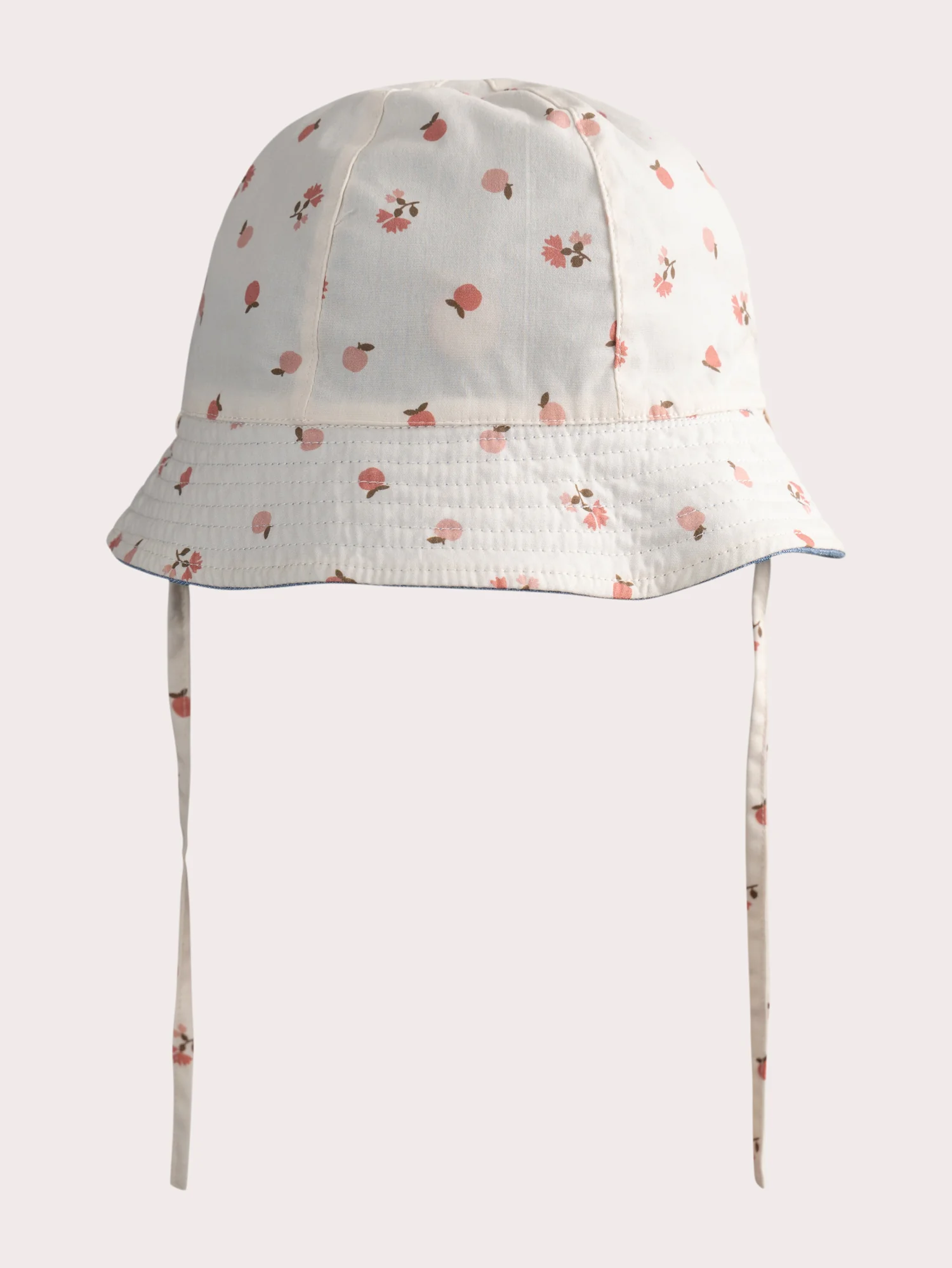Chapeau denim réversible bébé fille - Image 3