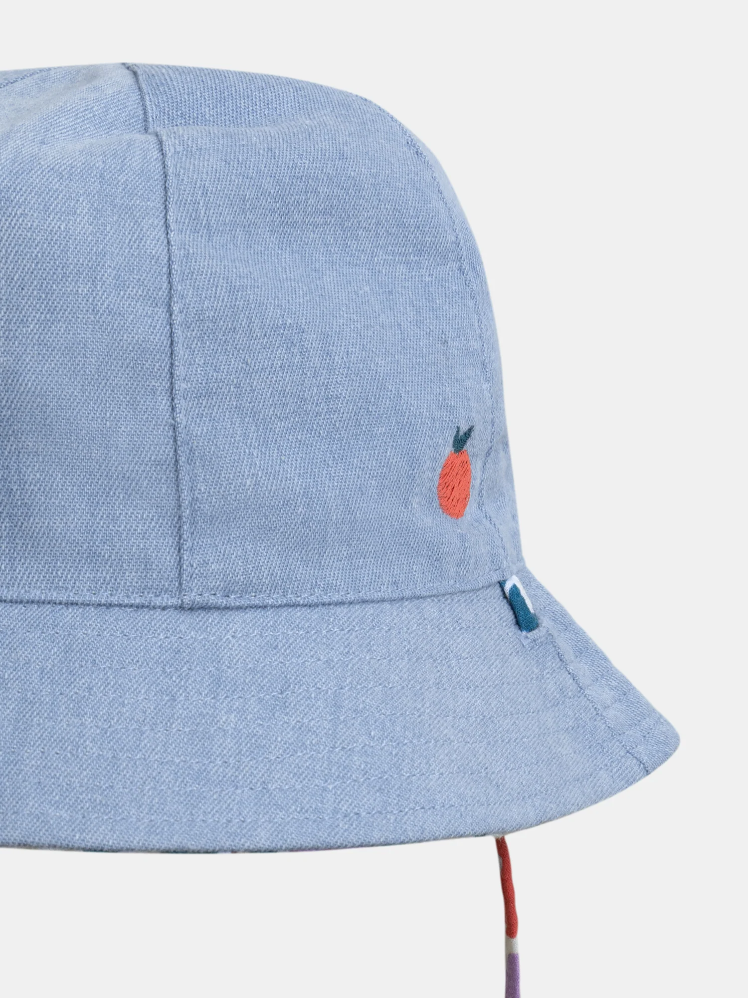 Chapeau réversible imprimé fleuri pour bébé fille - Image 2